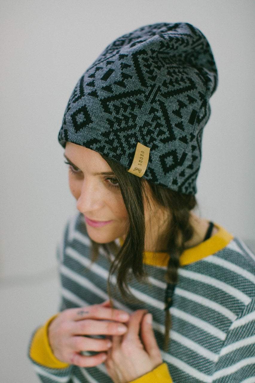 Beanie Hat To Go Aztec - Image 3