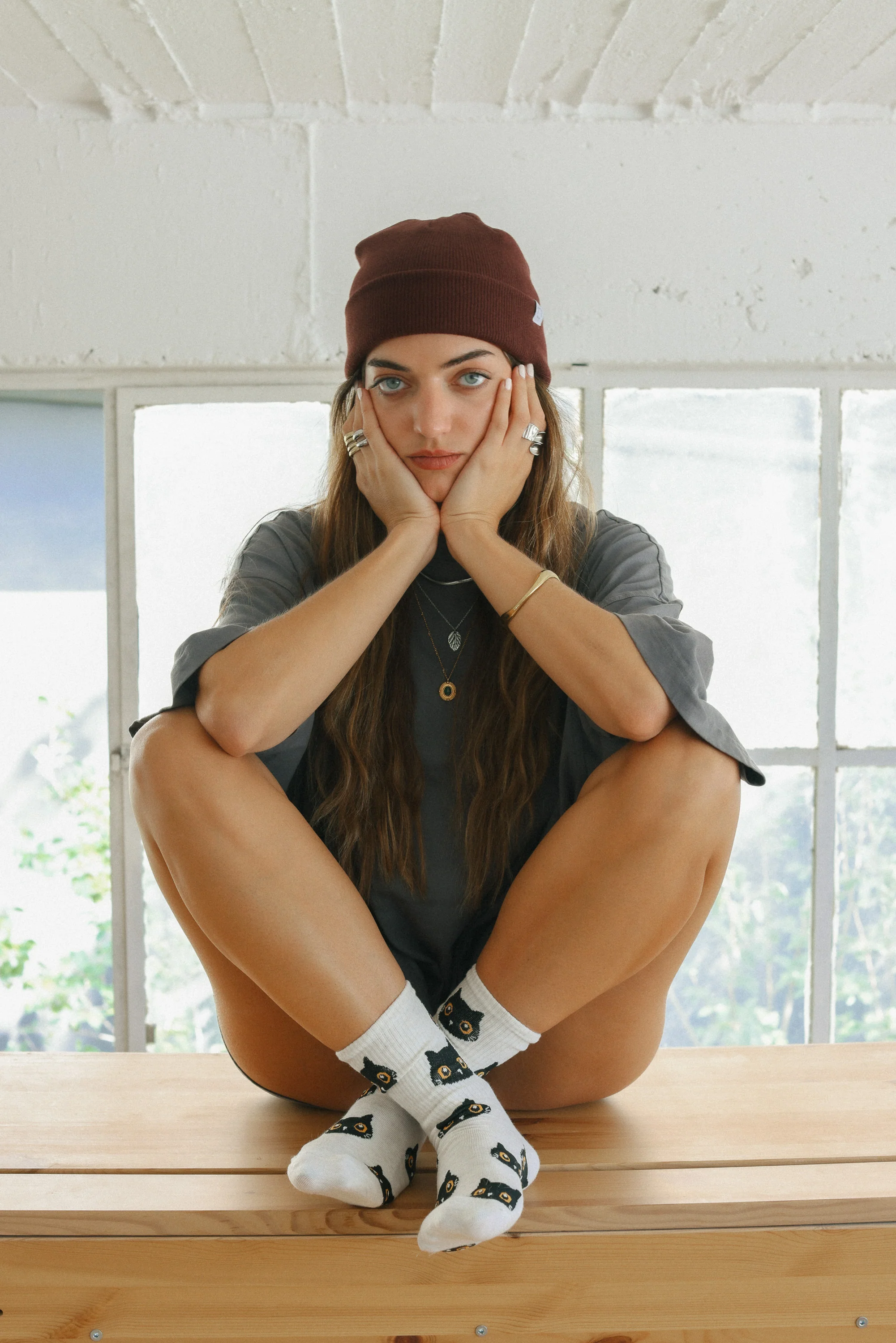 Beanie Ollie Burgundy - Image 5