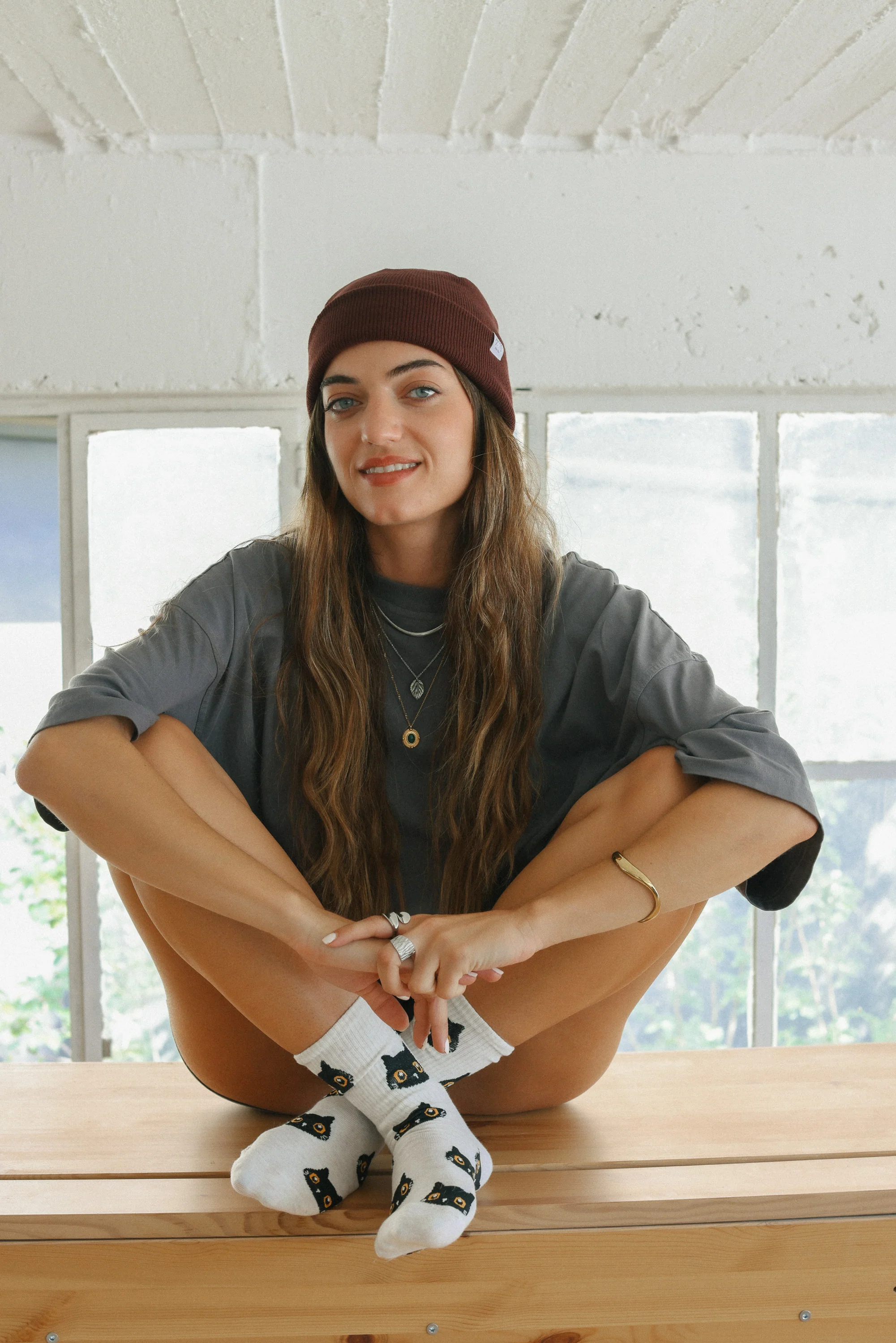 Beanie Ollie Burgundy - Image 6