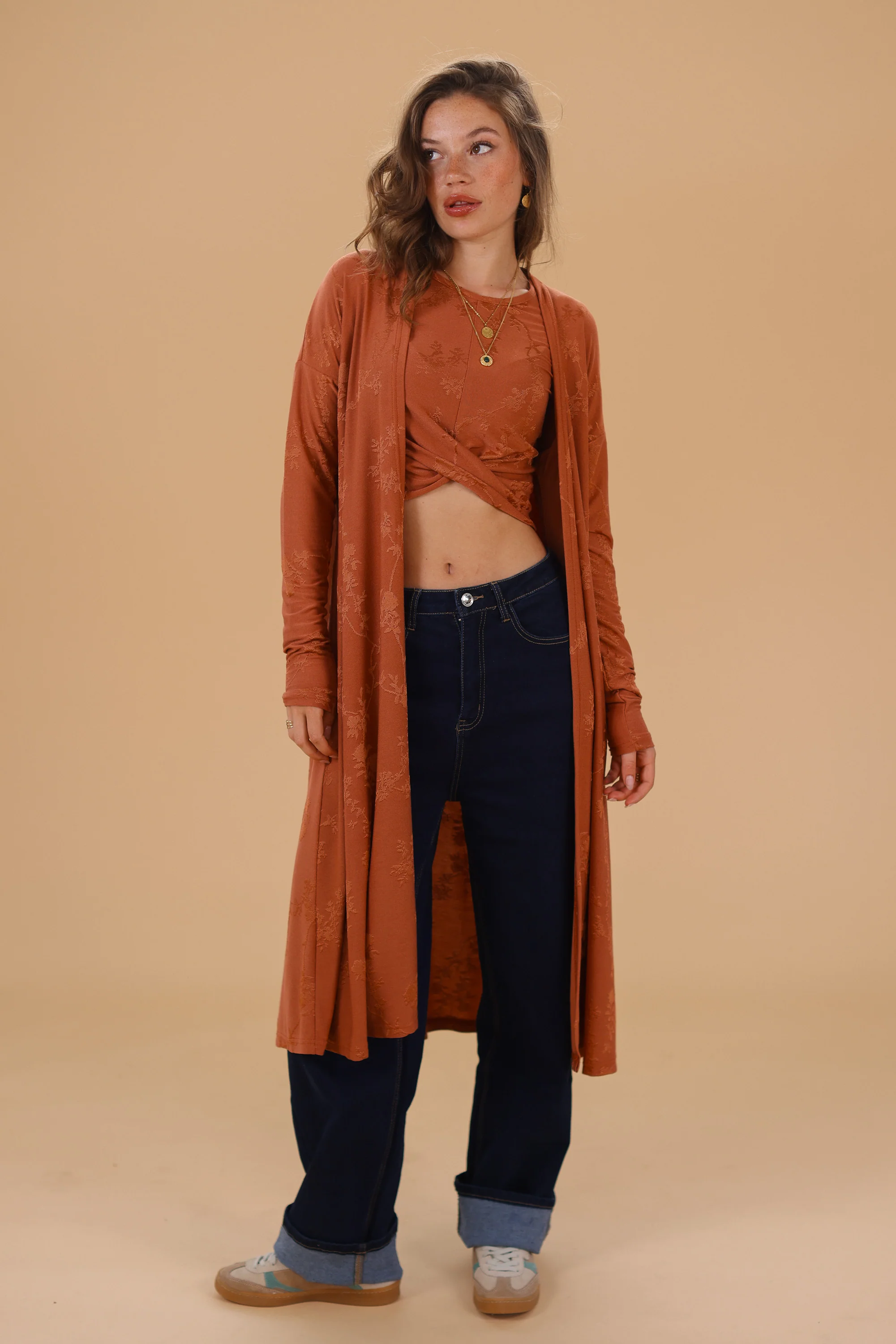 Cardigan Aveline Ginger Flowers - Image 4