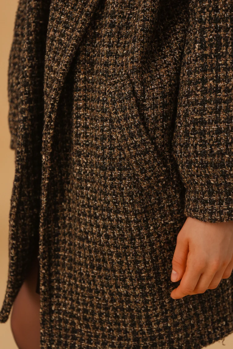 Coat Brinley Petrol-Brown - Image 4