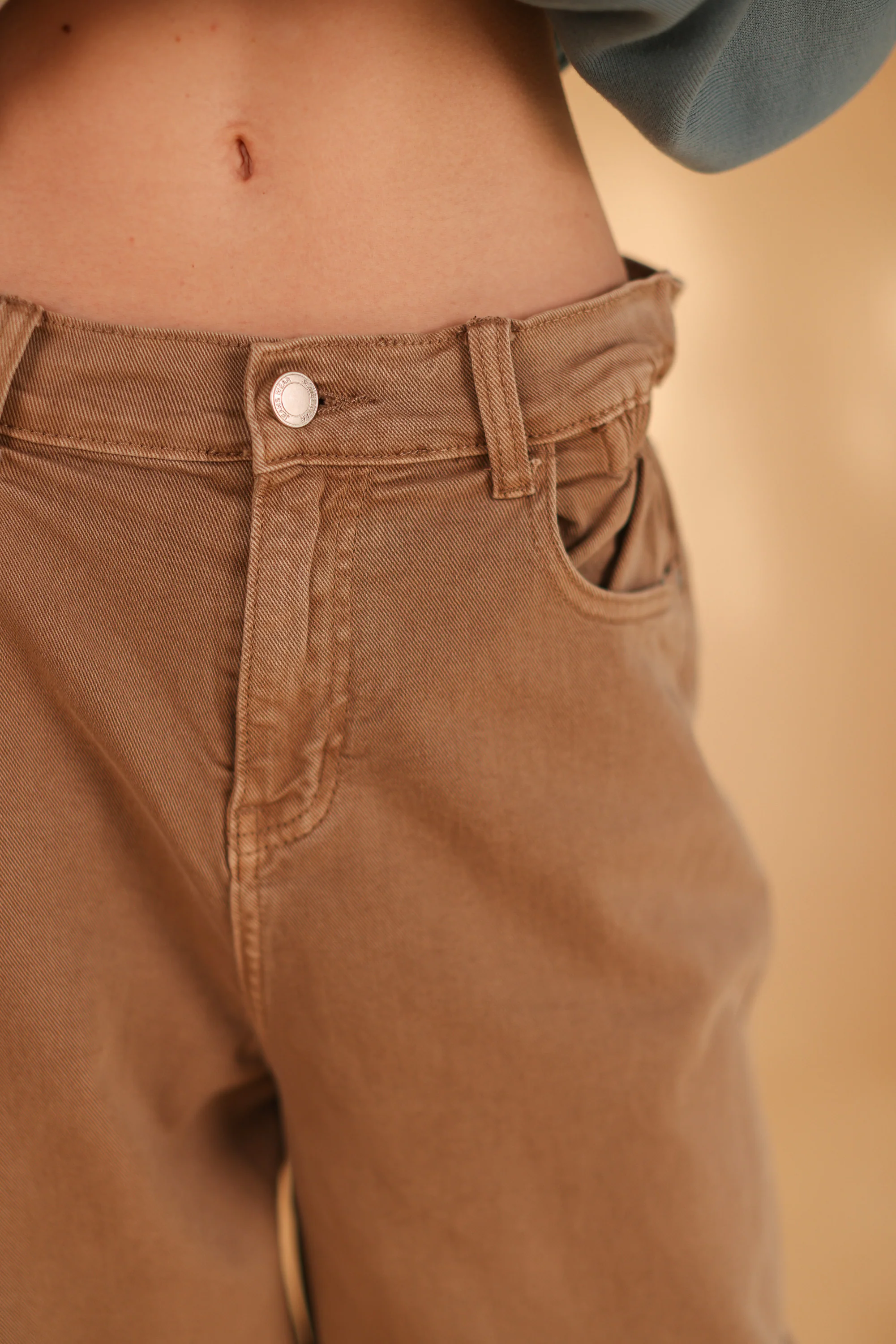 Denim Pants Wanda Camel - Image 4