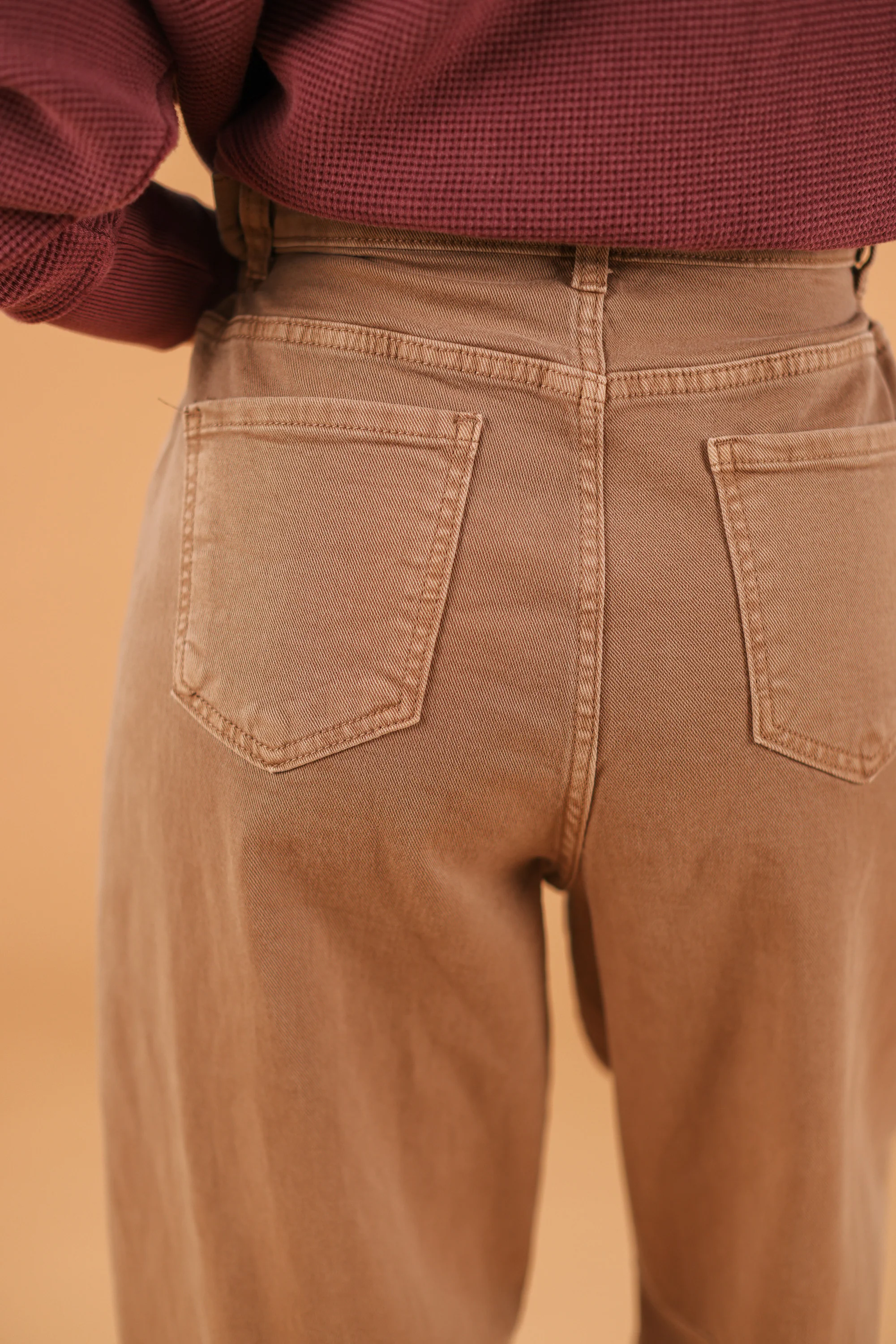 Denim Pants Wanda Camel - Image 6