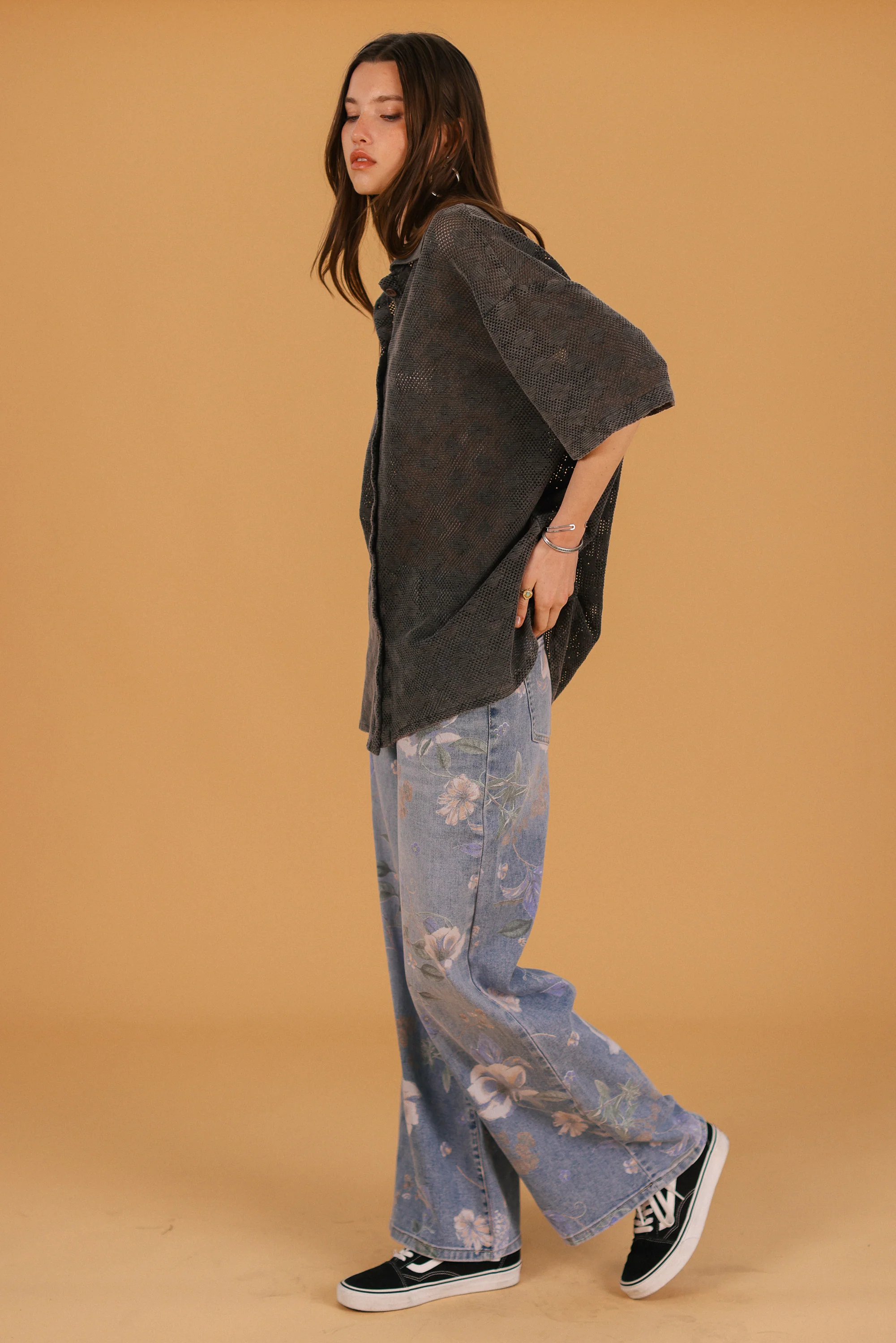Denim Pants Wildflowers - Image 6