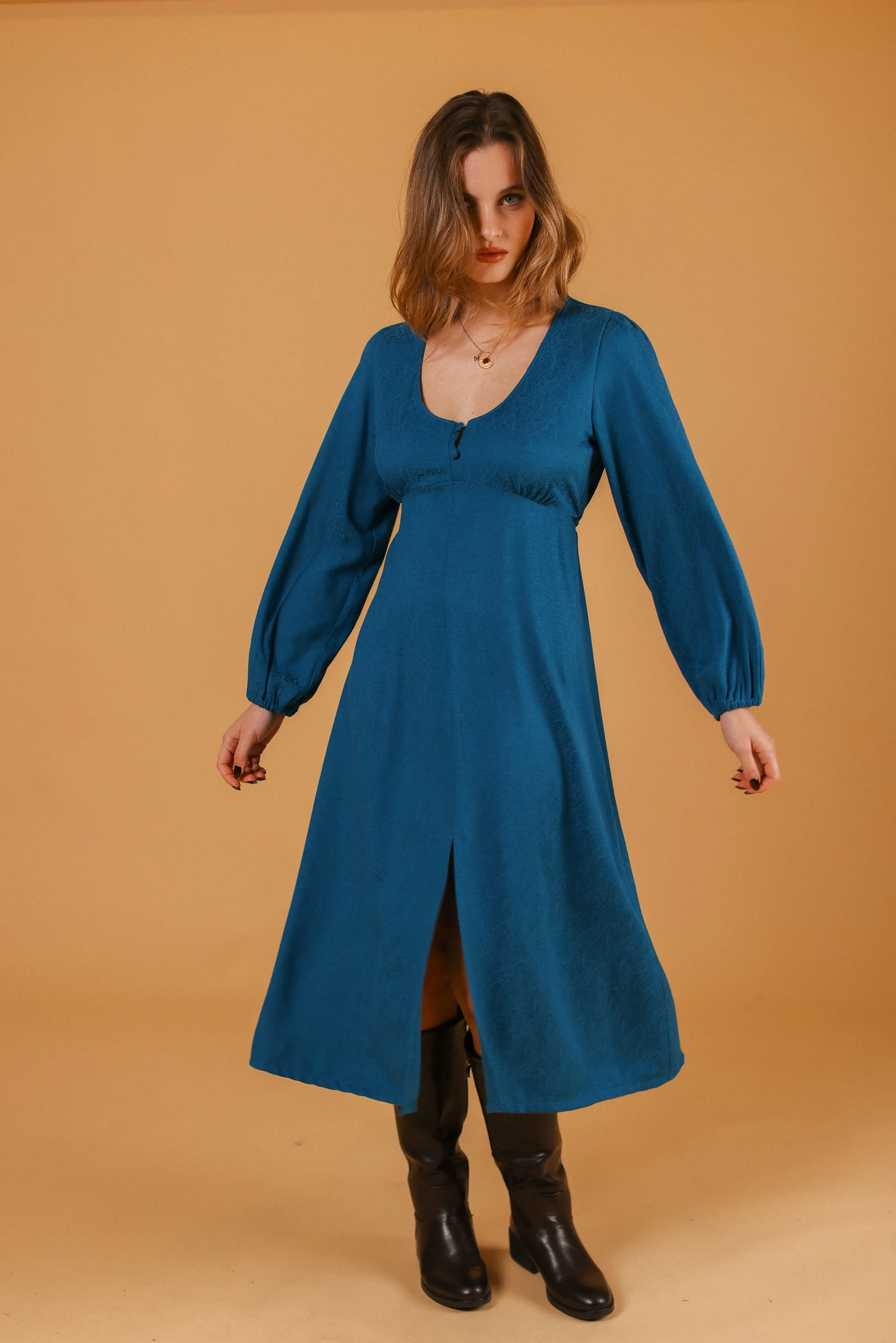 Dress Bronte Petrol - Image 8
