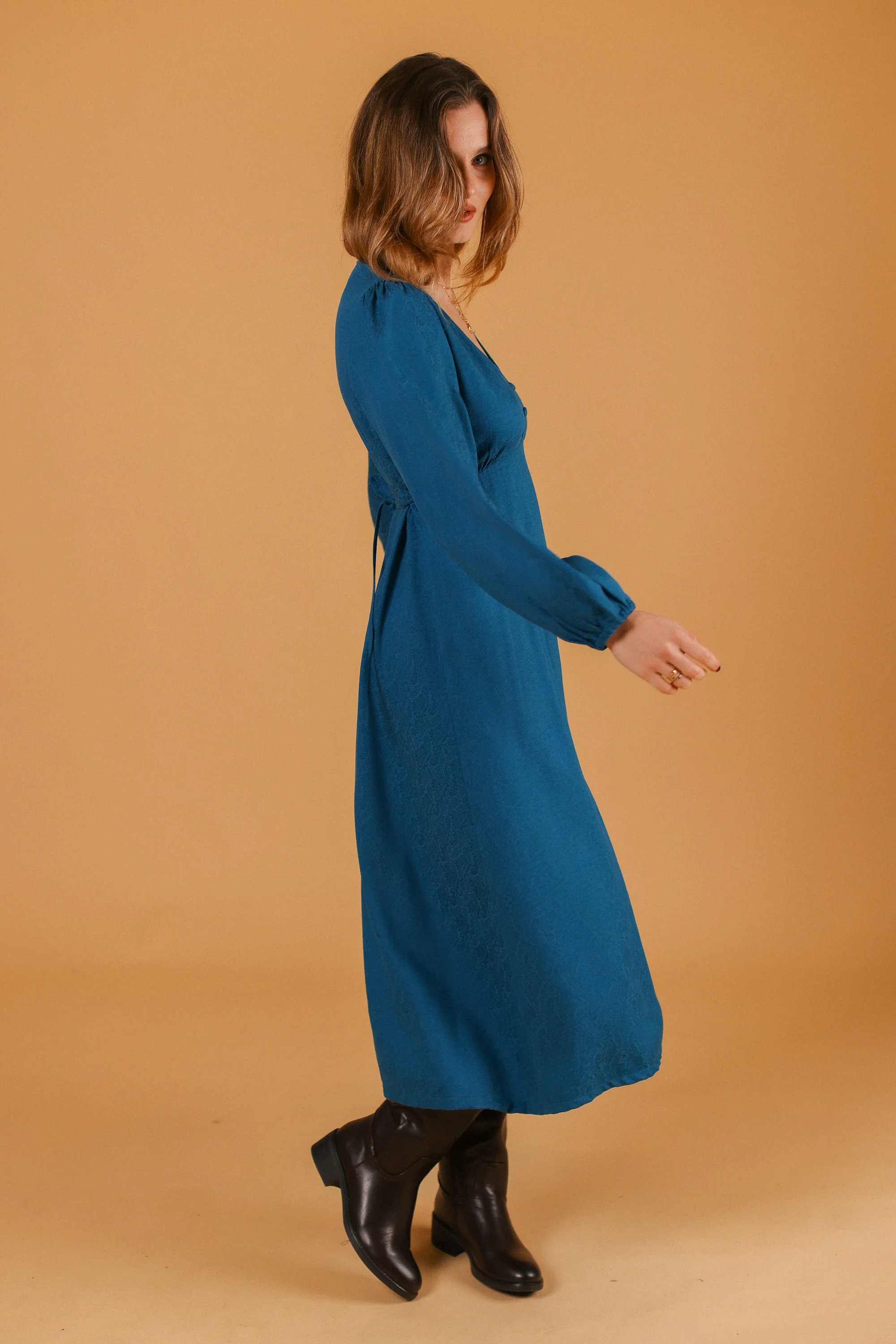Dress Bronte Petrol - Image 9