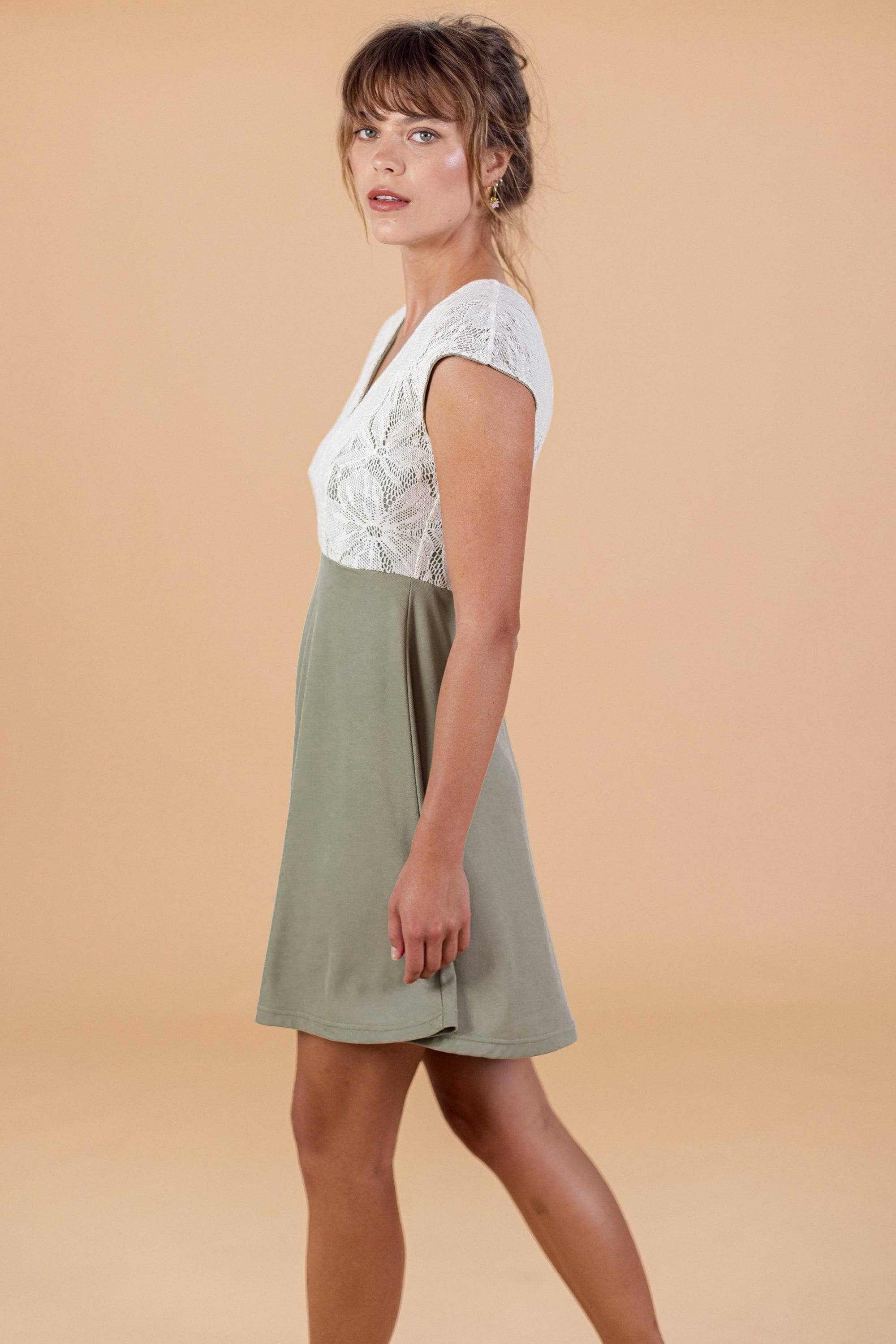 Dress Dylan Olive - Image 8