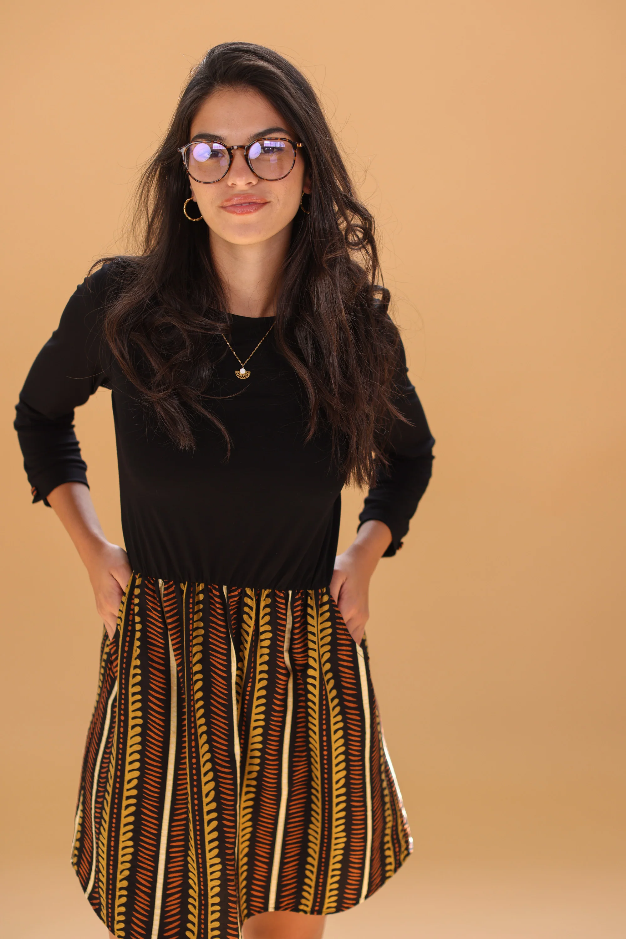 Dress Luiza Ethnic Leaves - Image 4