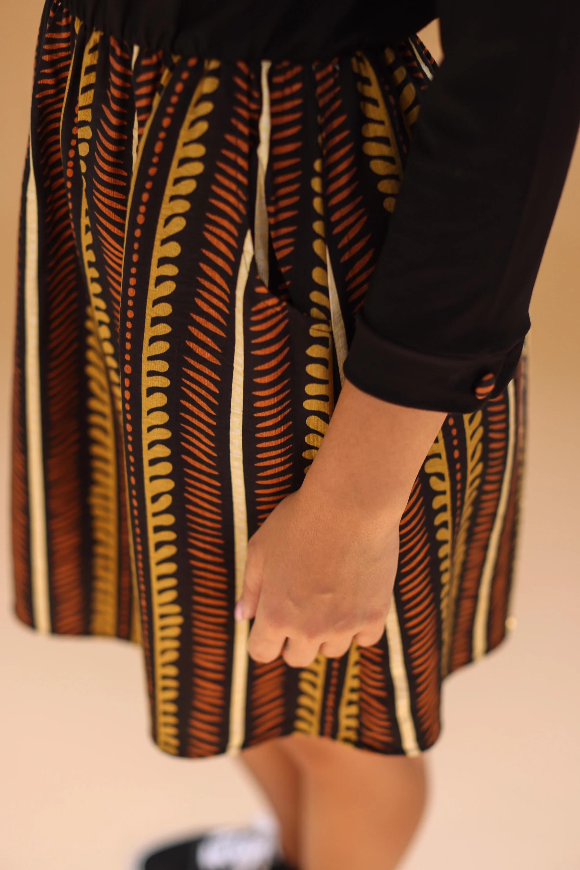 Dress Luiza Ethnic Leaves - Image 5