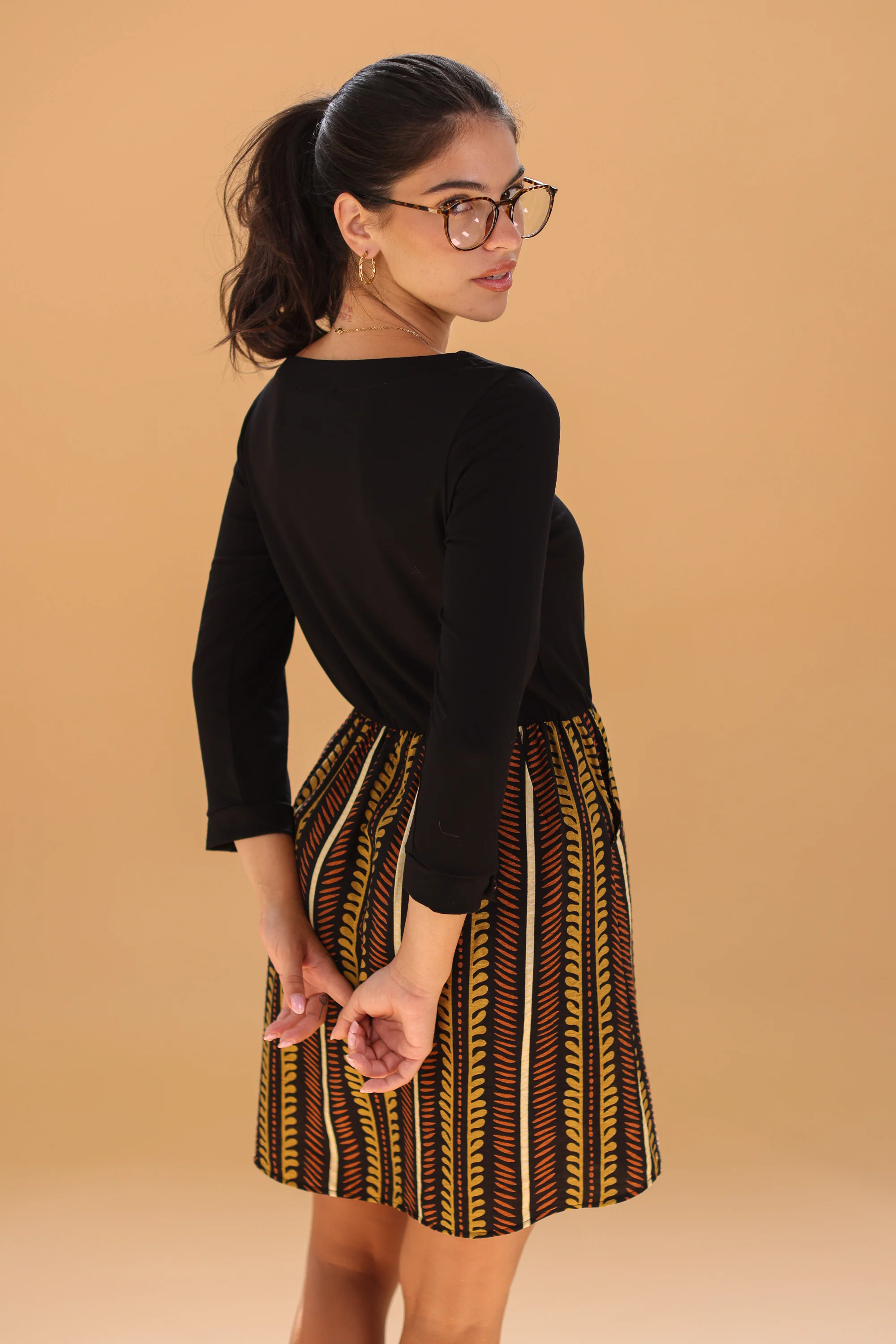 Dress Luiza Ethnic Leaves - Image 6