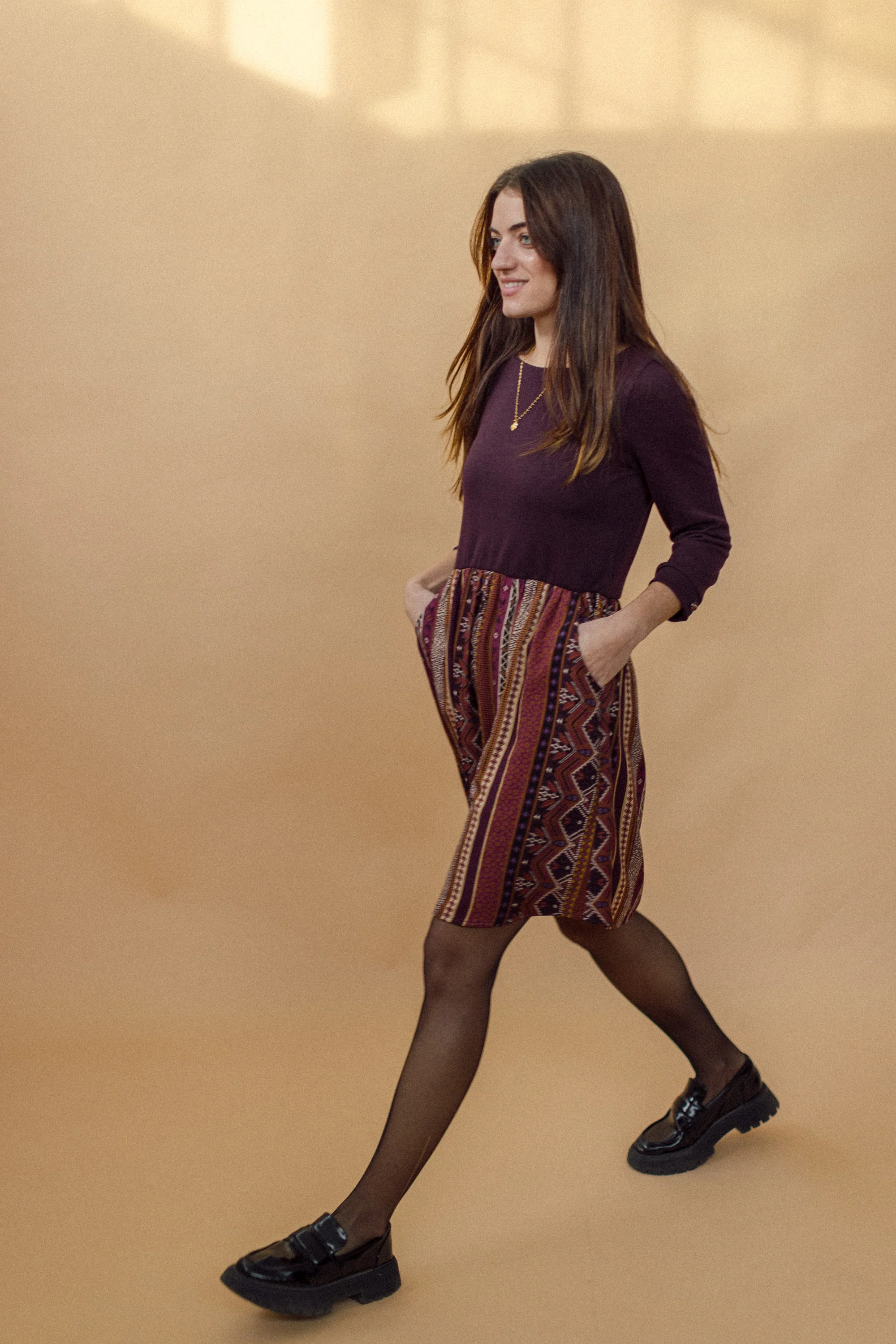 Dress Luiza Purple Ethnic - Image 8