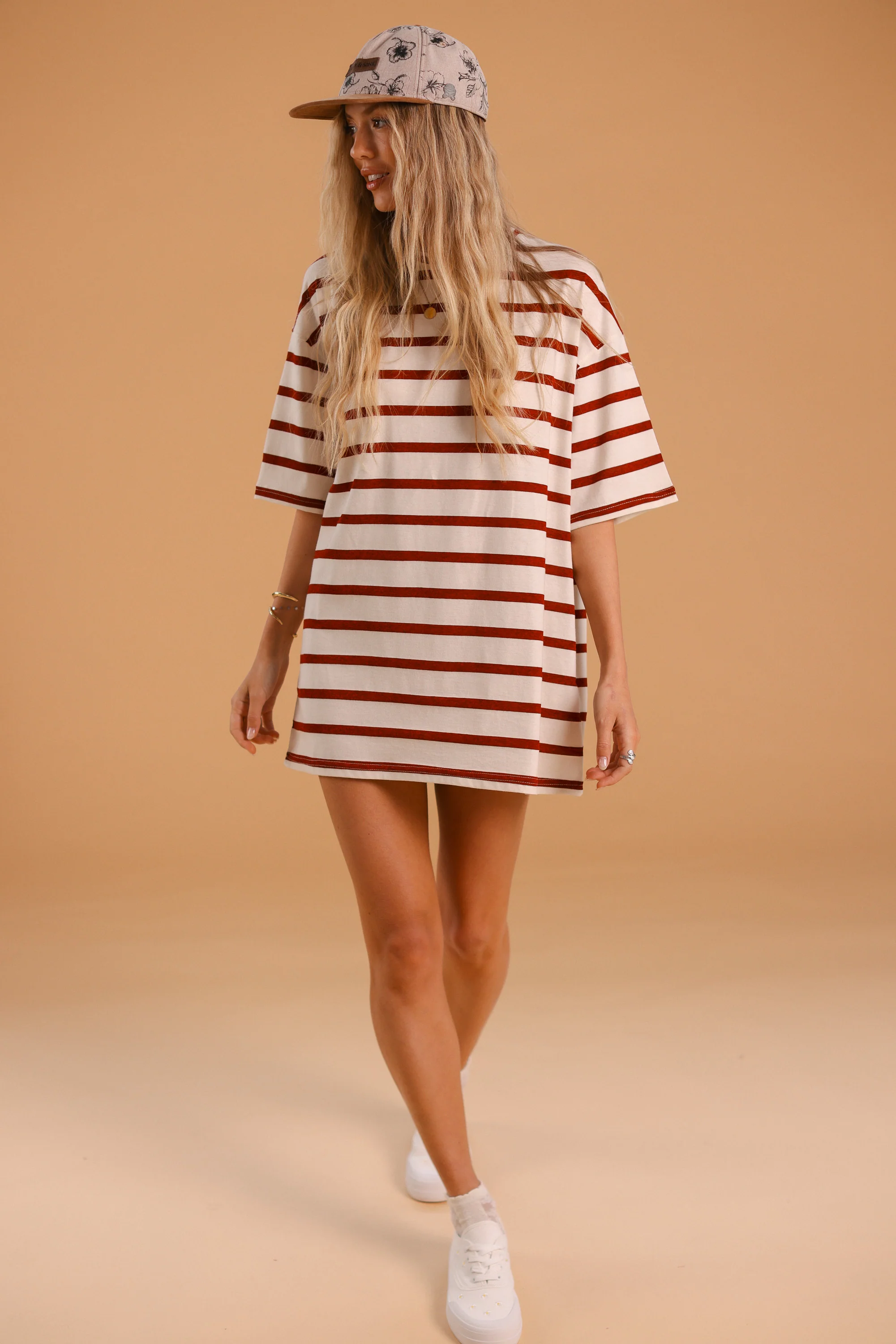 Dress Manuela Red Stripes - Image 3