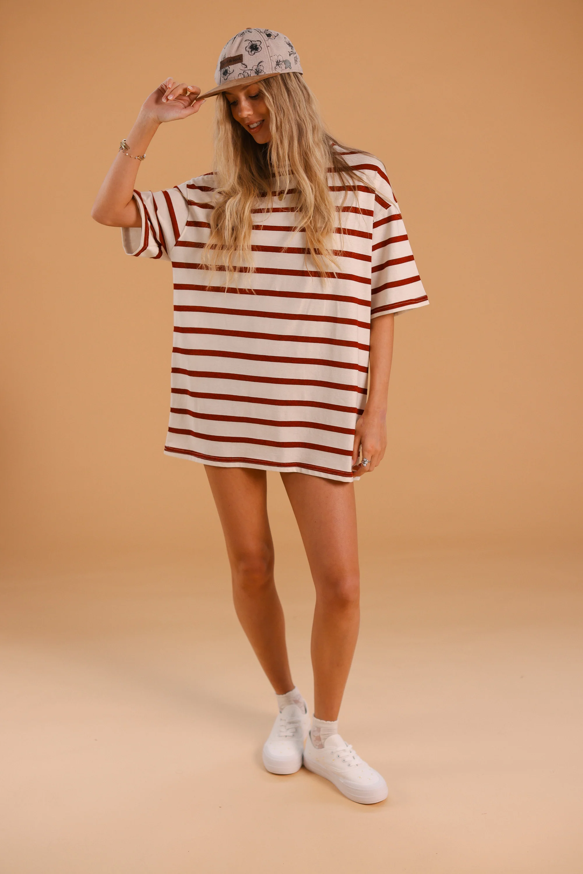 Dress Manuela Red Stripes - Image 6