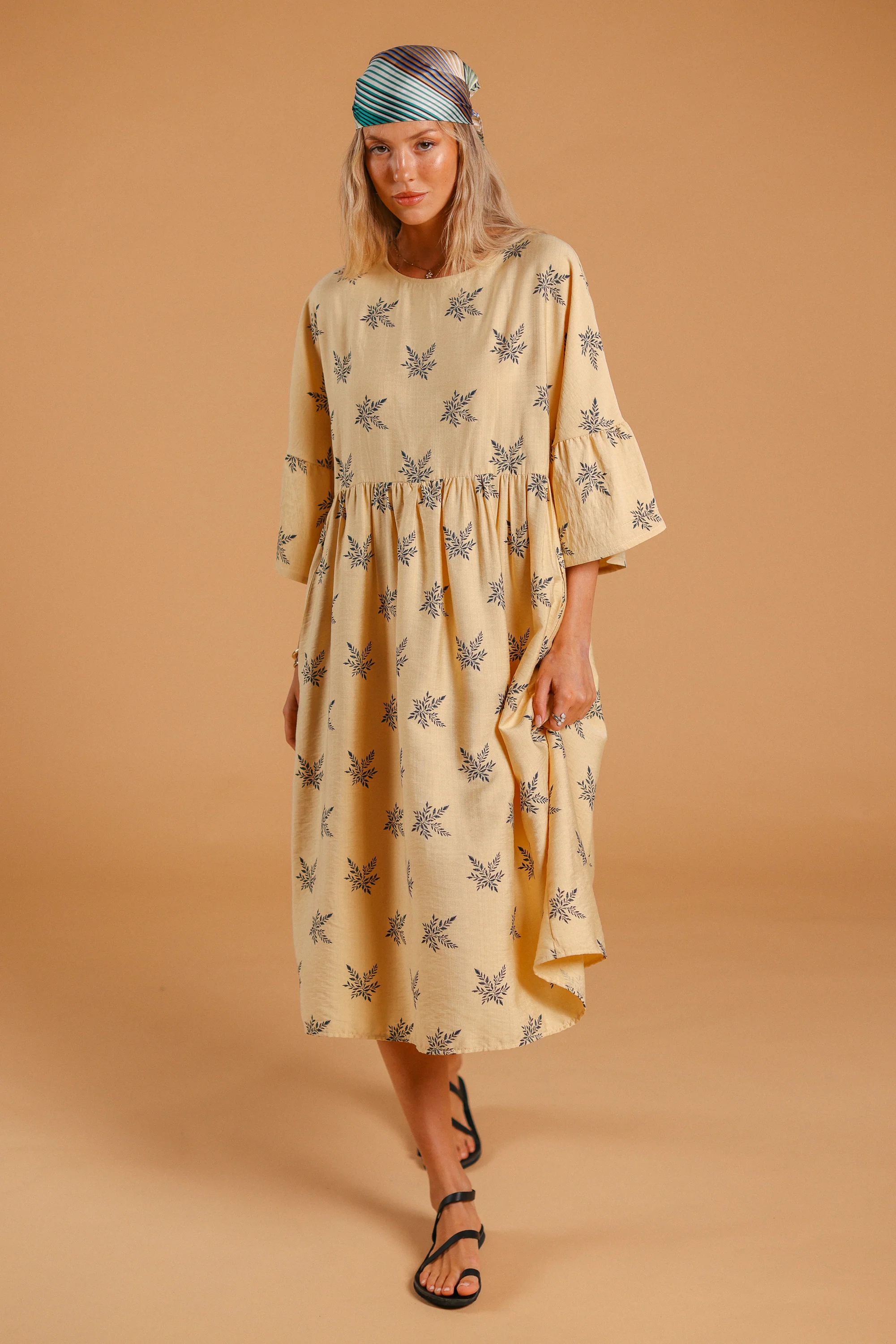 Dress Marvina Dusty Yellow - Image 3