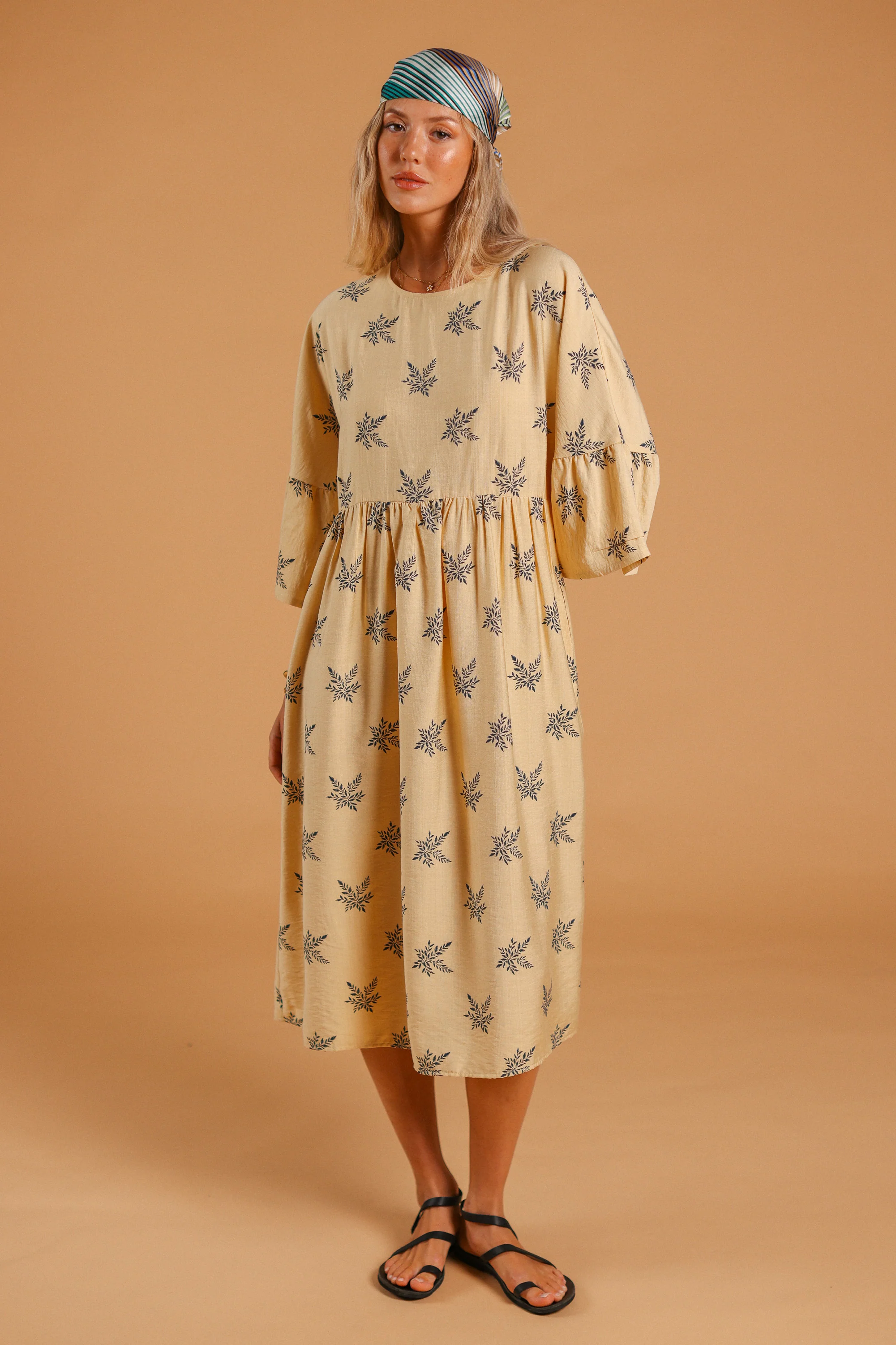 Dress Marvina Dusty Yellow - Image 6