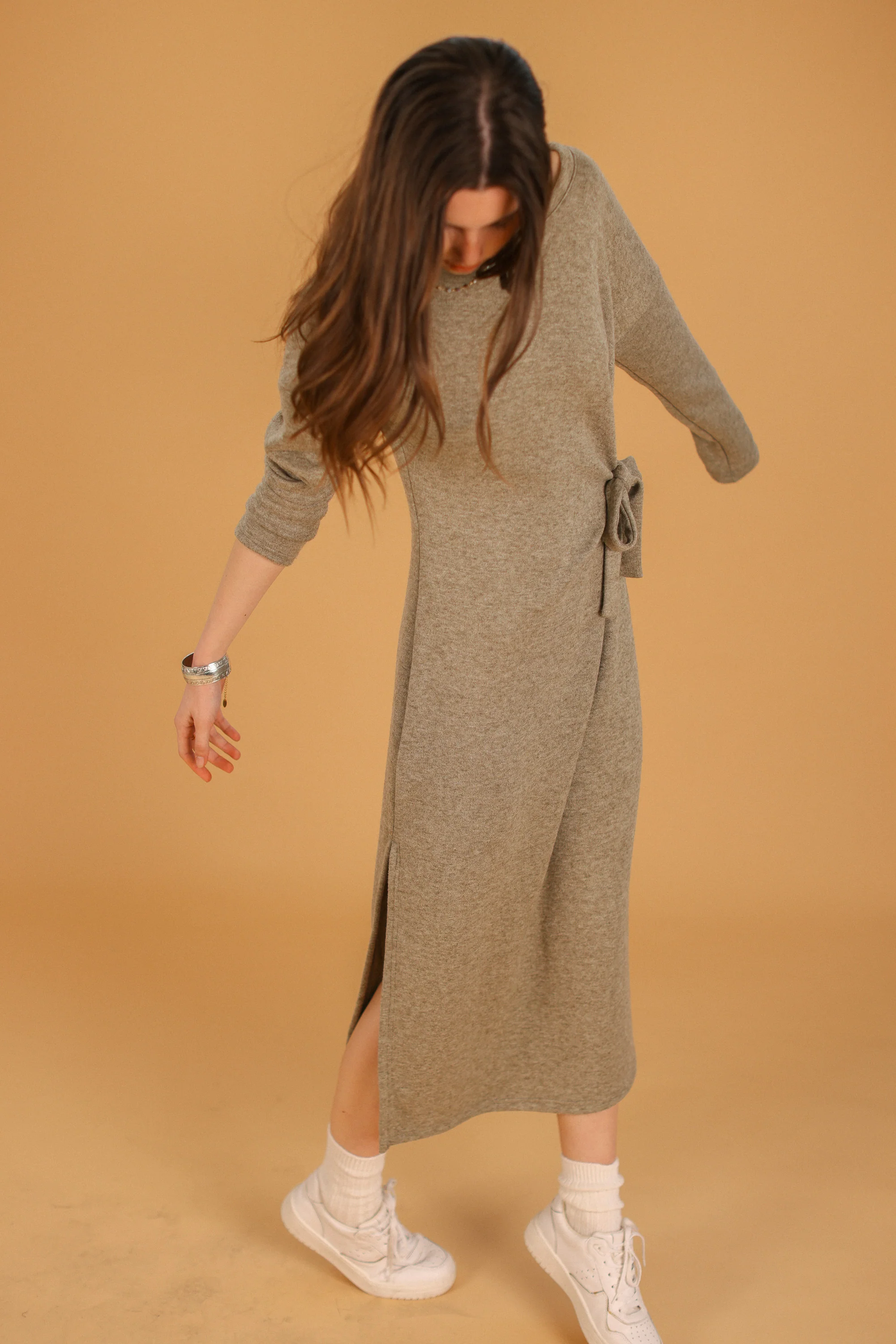 Dress Veyra Khaki - Image 14