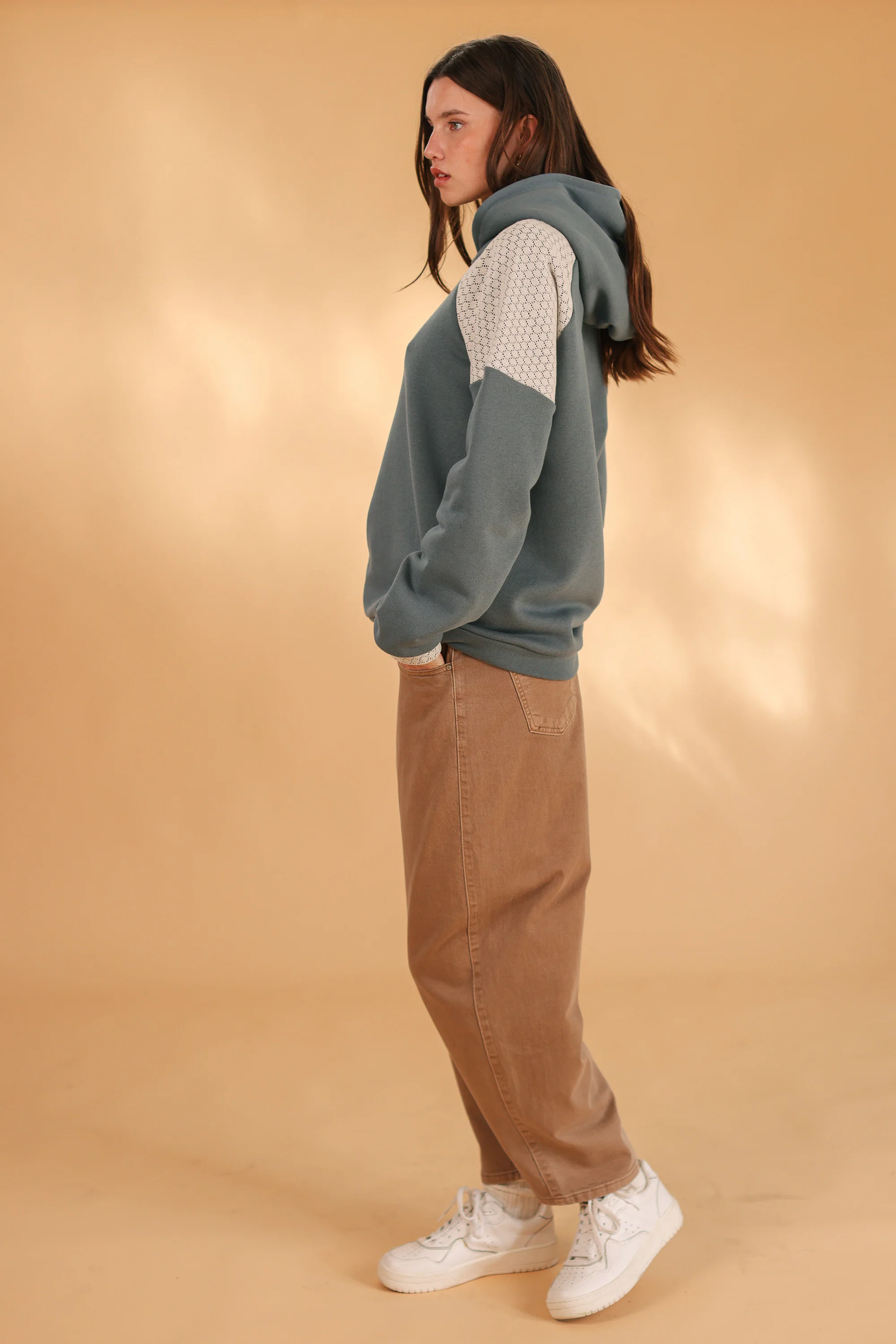 Hoodie Meyra Teal Lace - Image 6