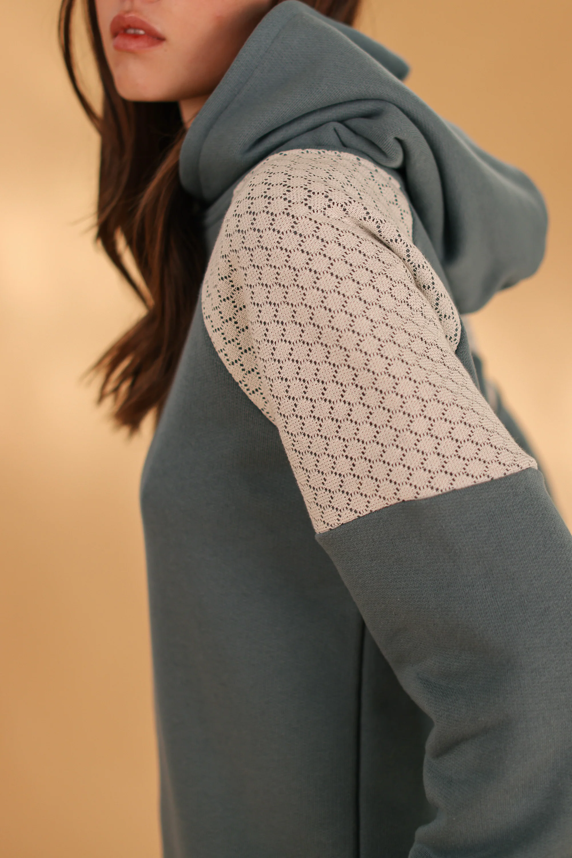 Hoodie Meyra Teal Lace - Image 7