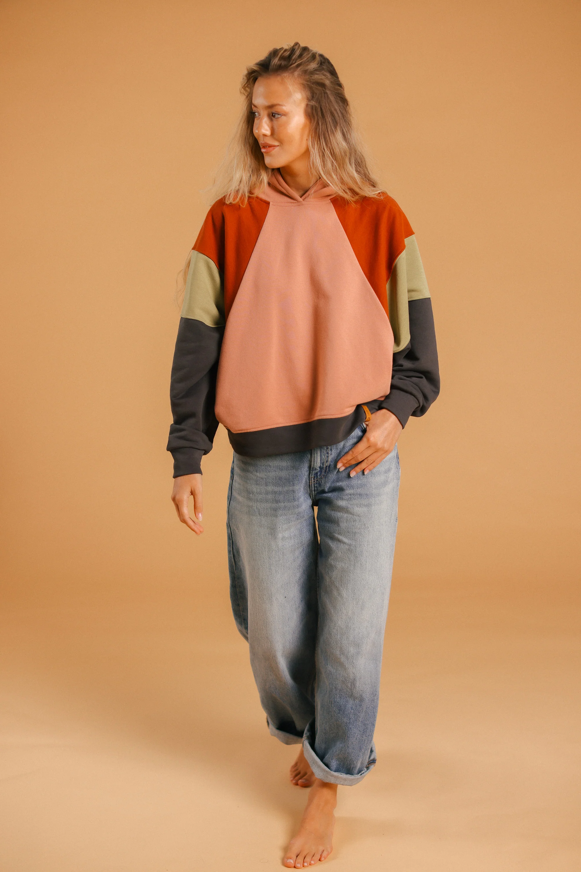 Hoodie Sweeney Dusty Pink - Image 12