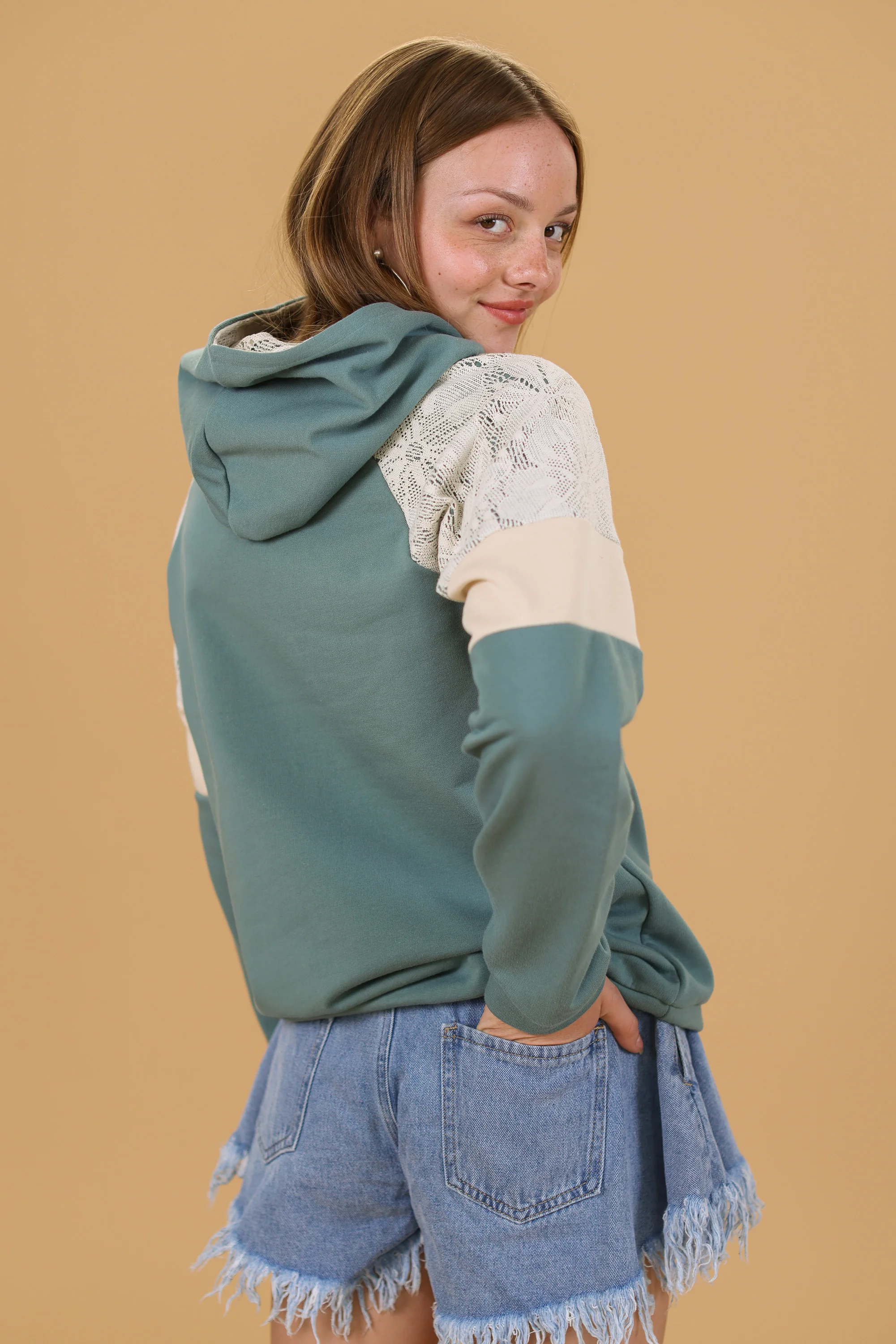 Hoodie Vera Mint Laced - Image 9