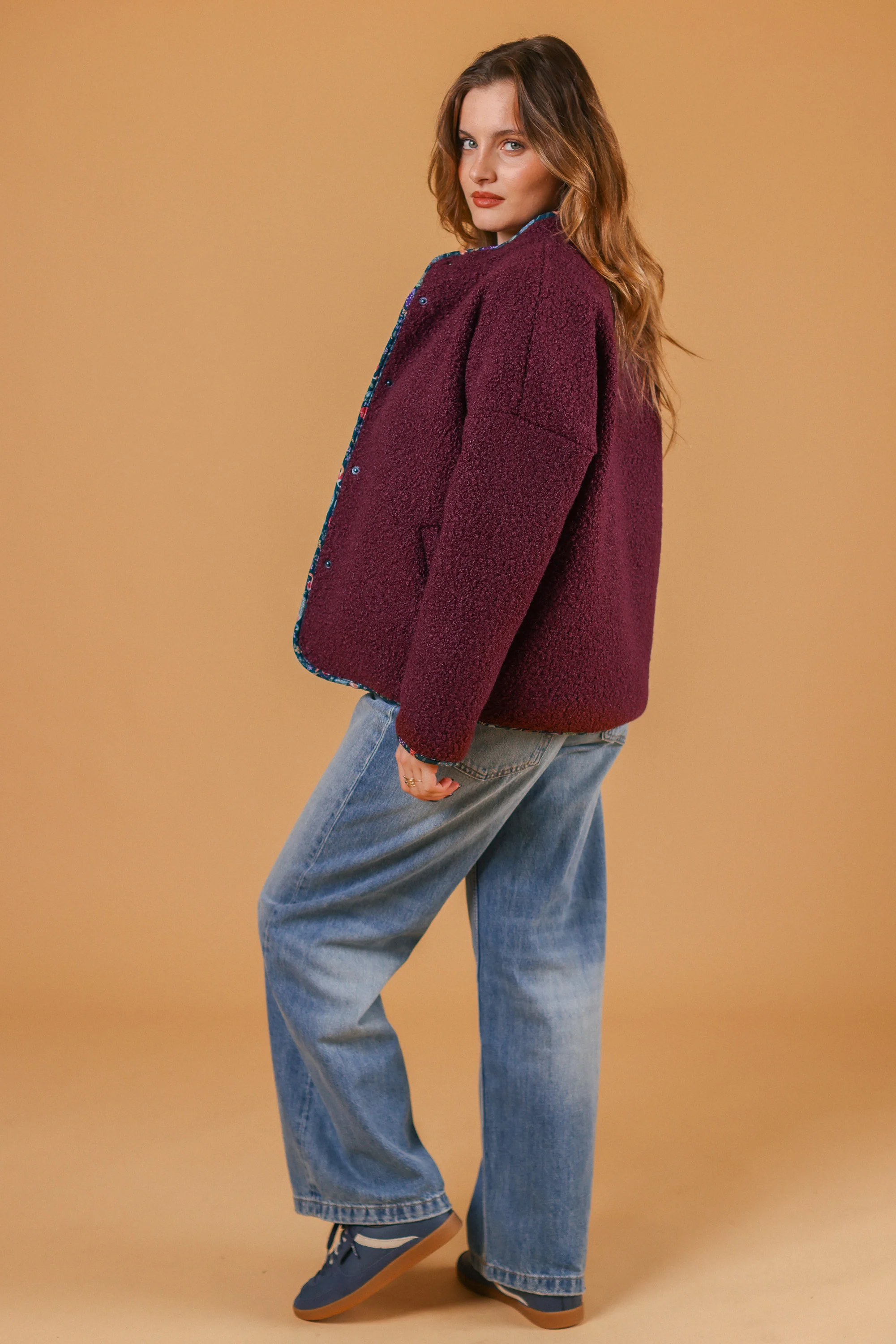 Jacket Alena Aubergine - Image 6