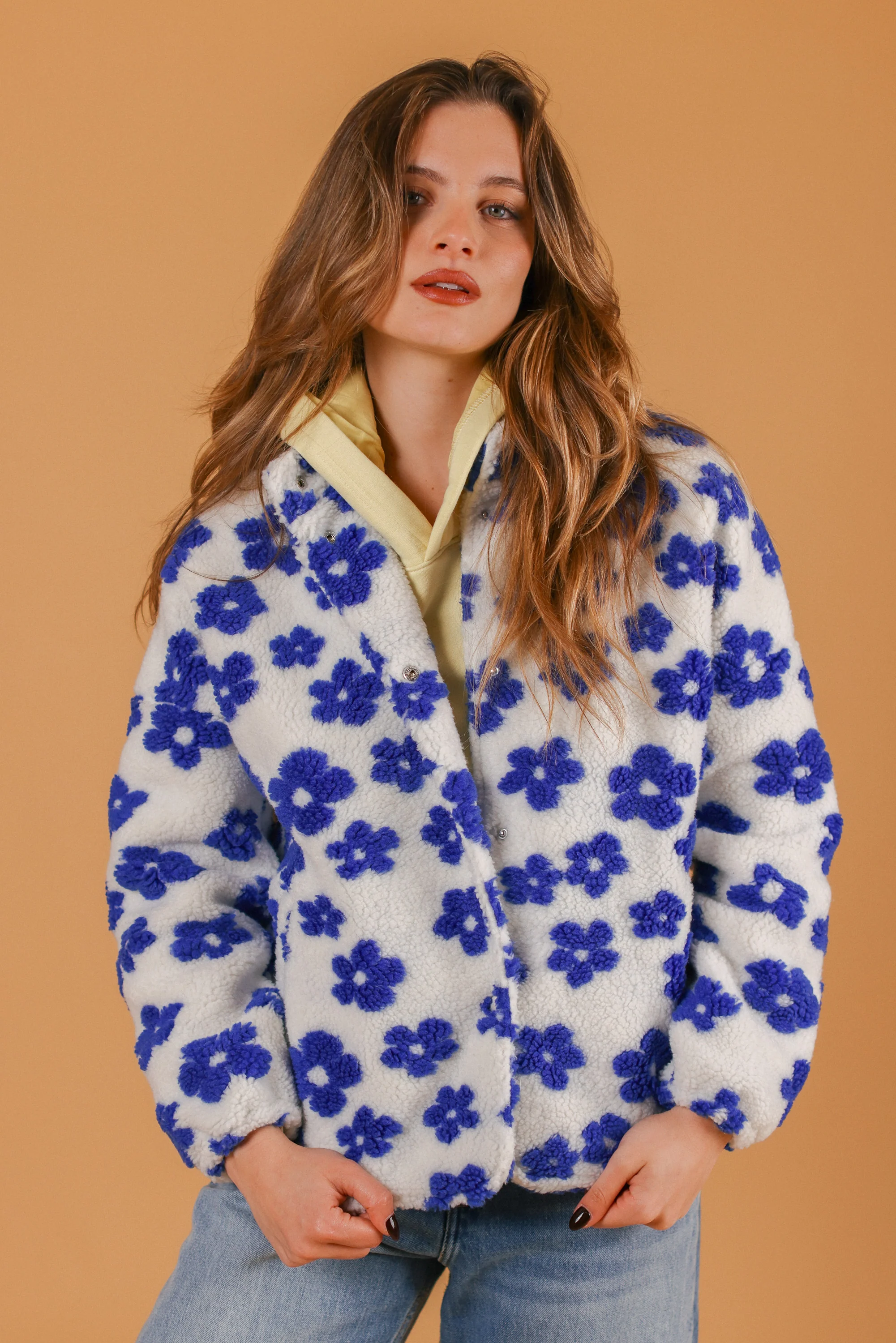 Jacket Alena Blue Flowers - Image 4