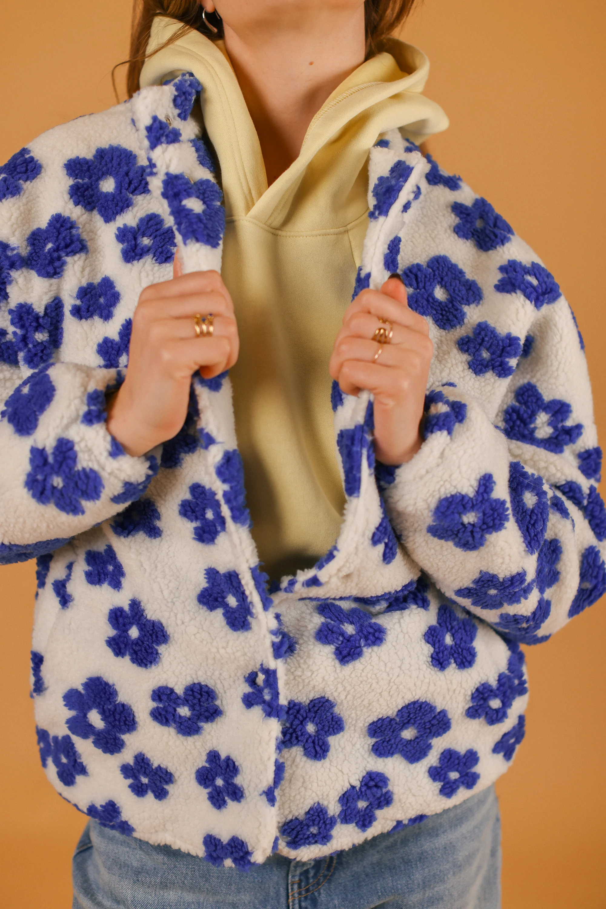 Jacket Alena Blue Flowers - Image 5