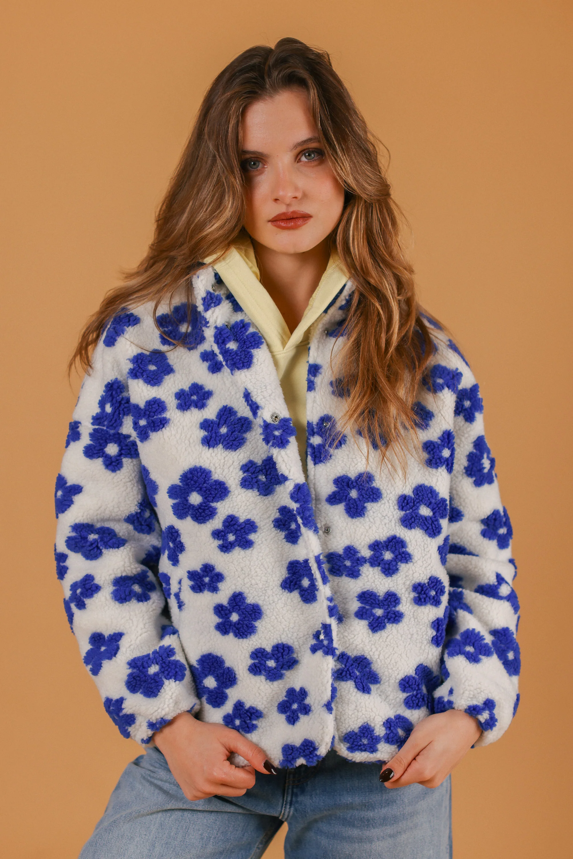 Jacket Alena Blue Flowers - Image 7