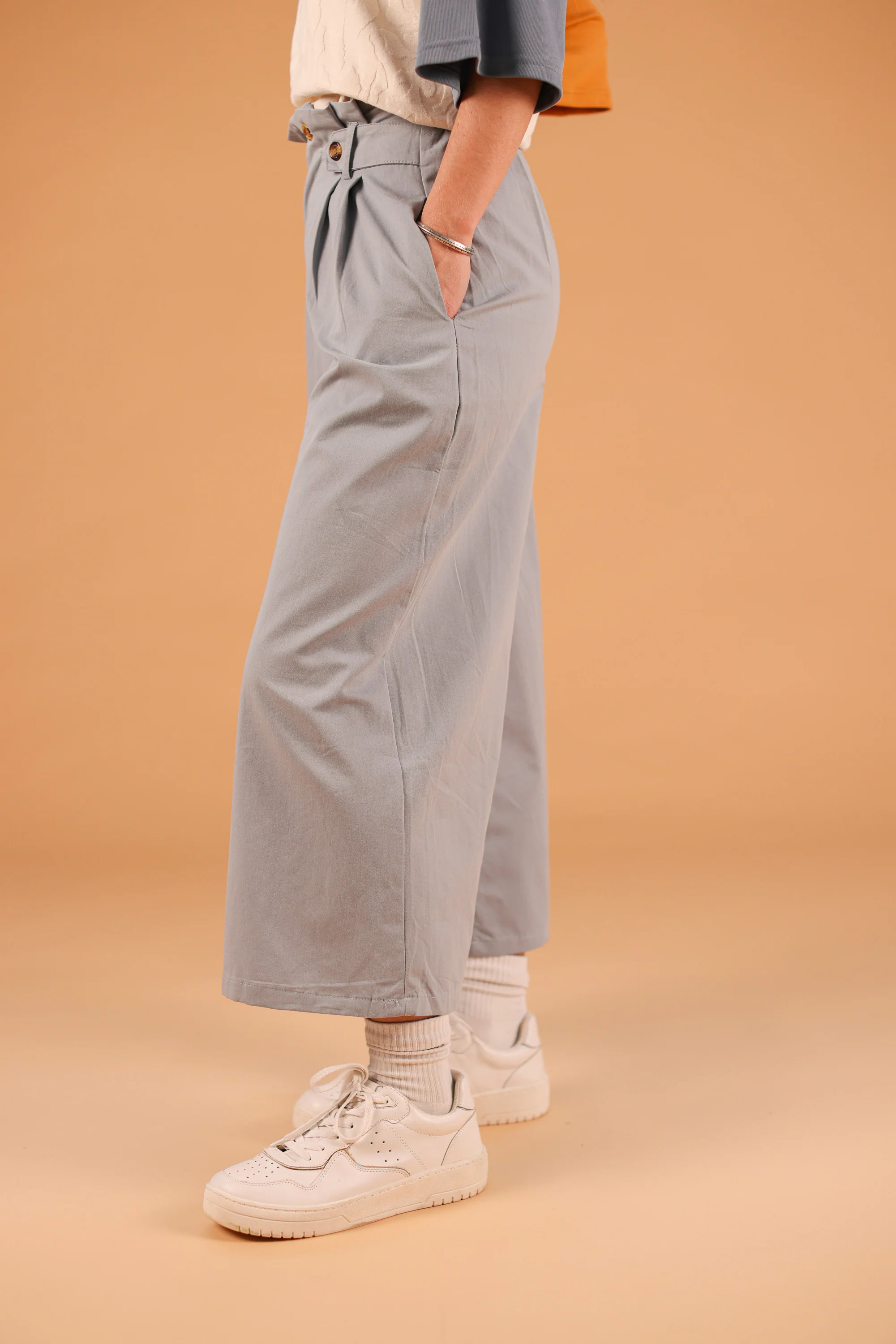 Jupe Culotte Liora Dusty Blue - Image 4