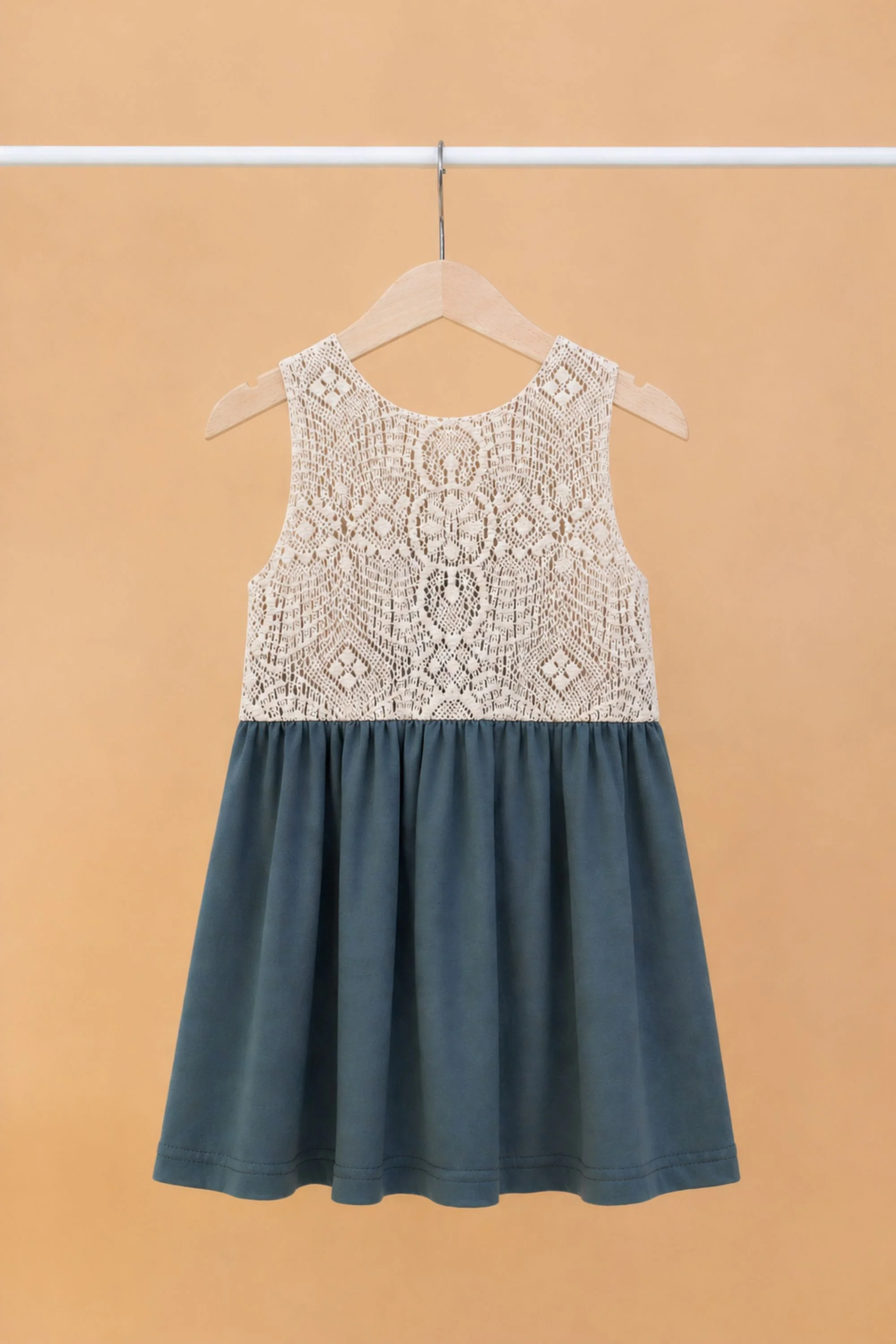 Kids Dress Maya Mint Lace - Image 3