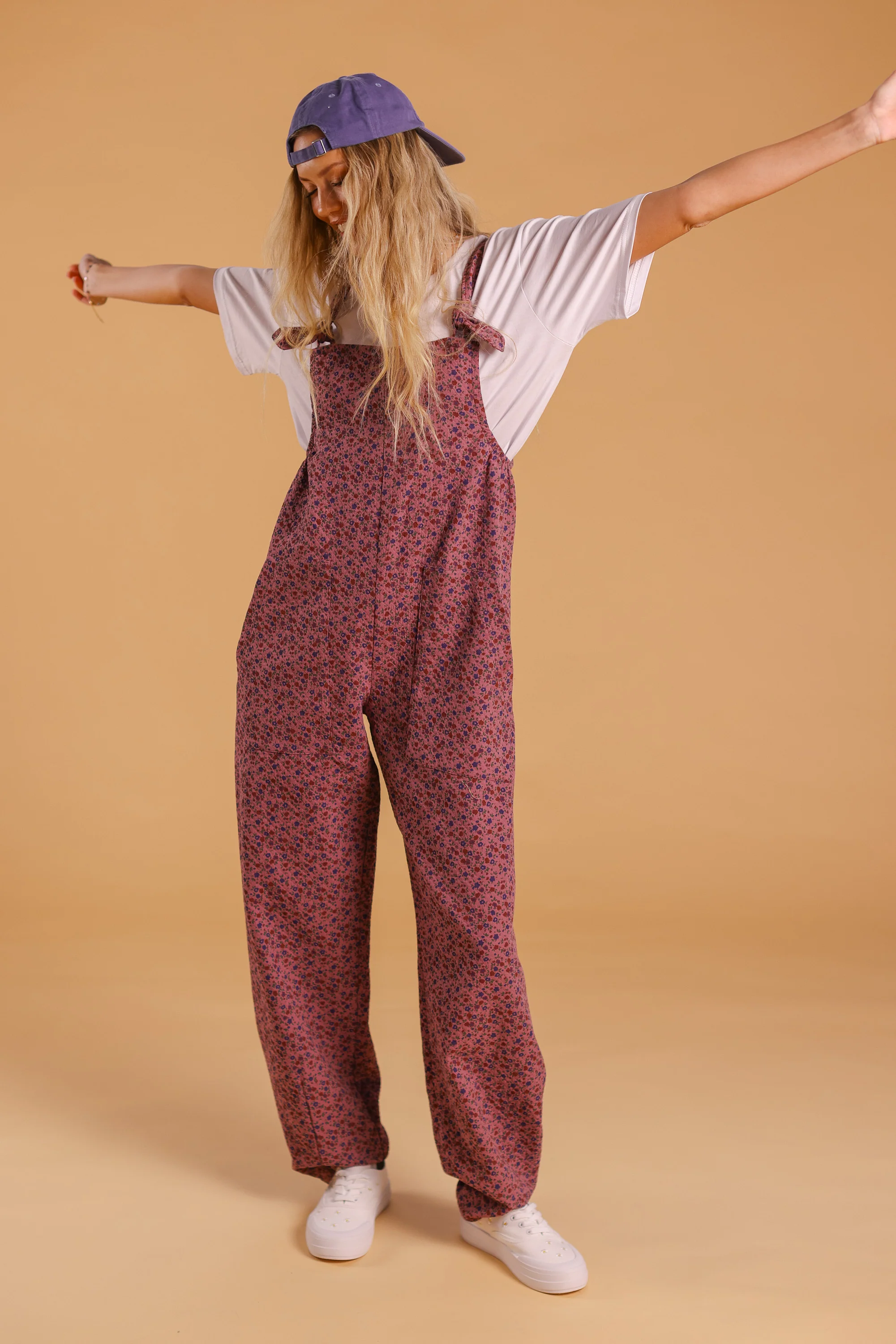Overall Raya Purple Floral - Image 8