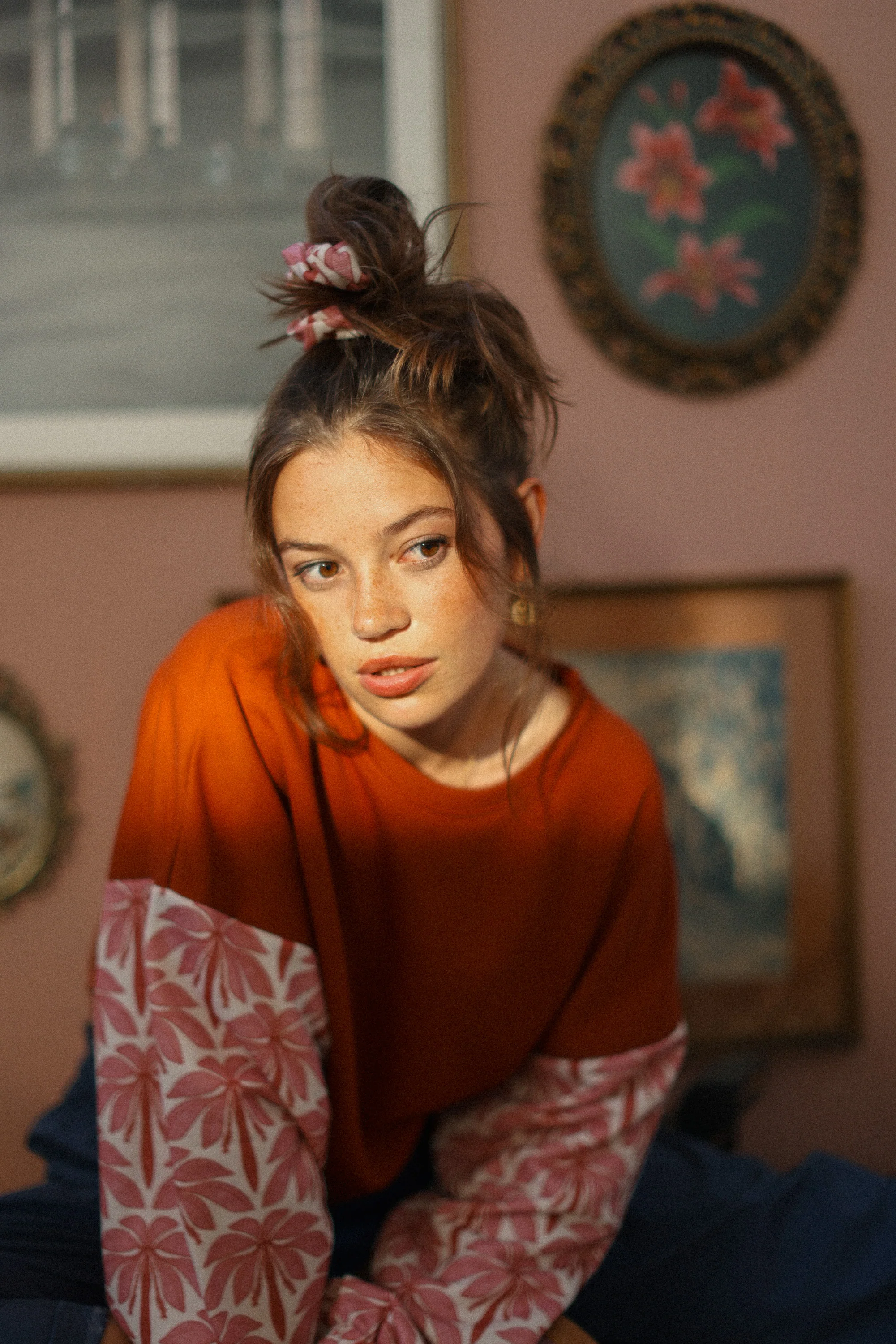 Scrunchie Rose Palms