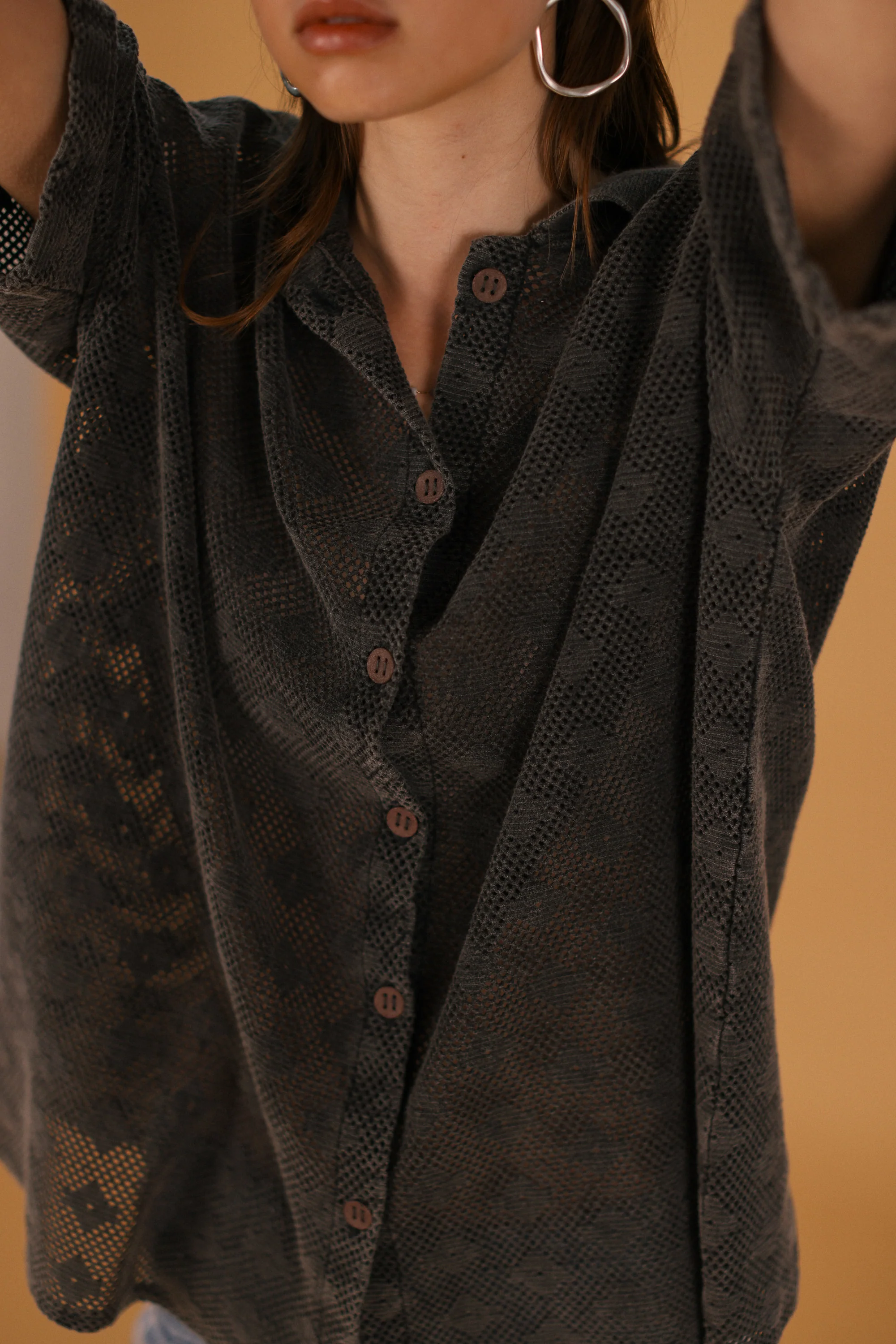 Shirt Elio Stonewashed Grey - Image 5