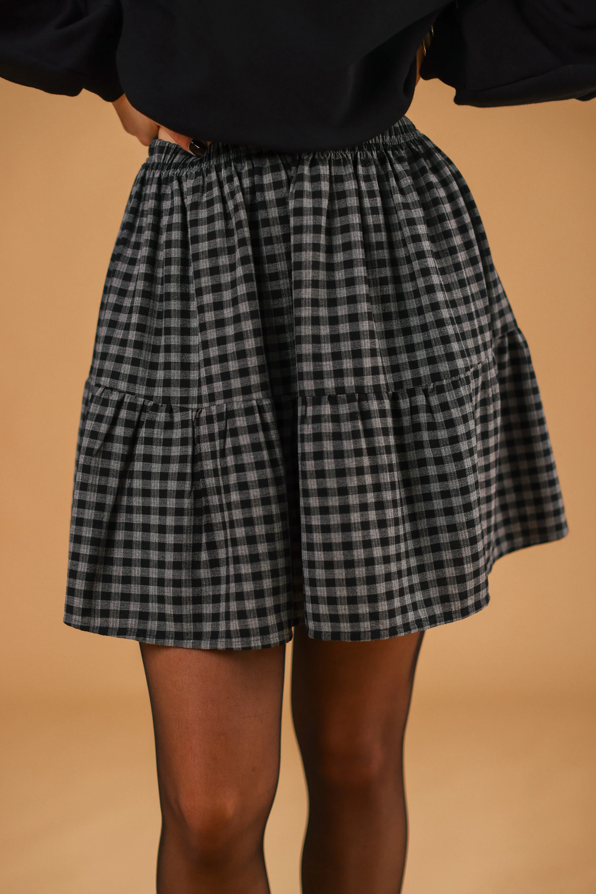 Skirt Joryn Grey Checkered - Image 2