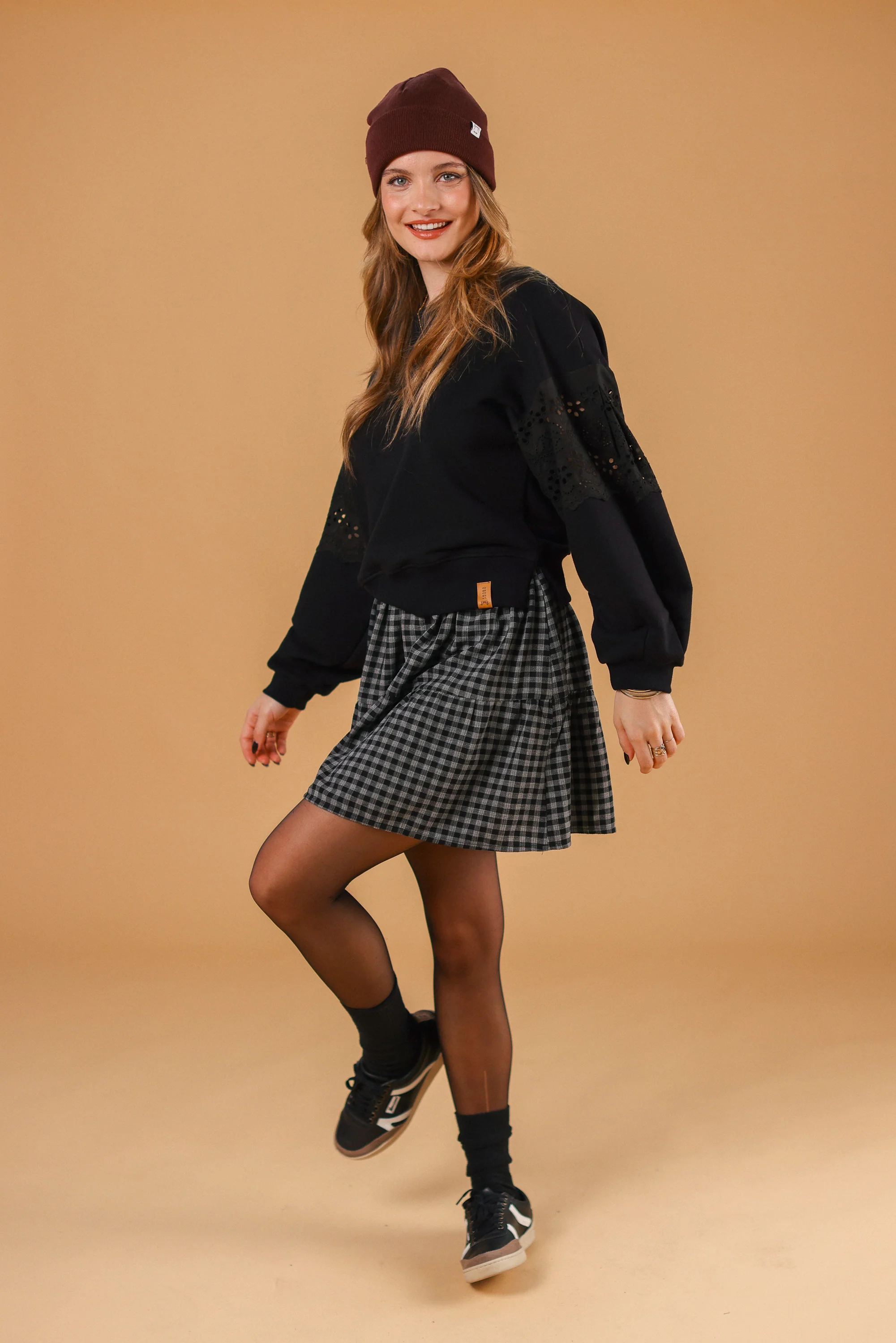 Skirt Joryn Grey Checkered - Image 5