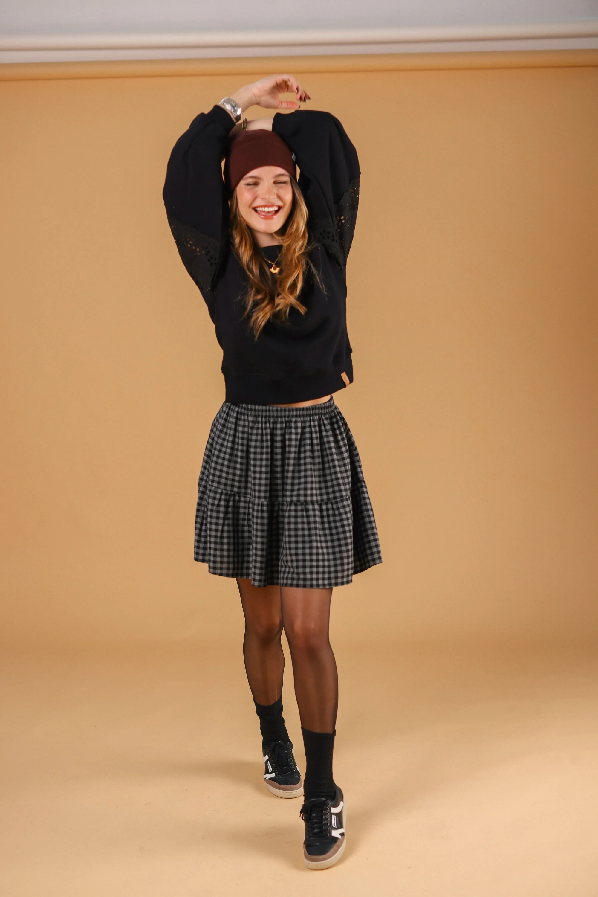 Skirt Joryn Grey Checkered - Image 7