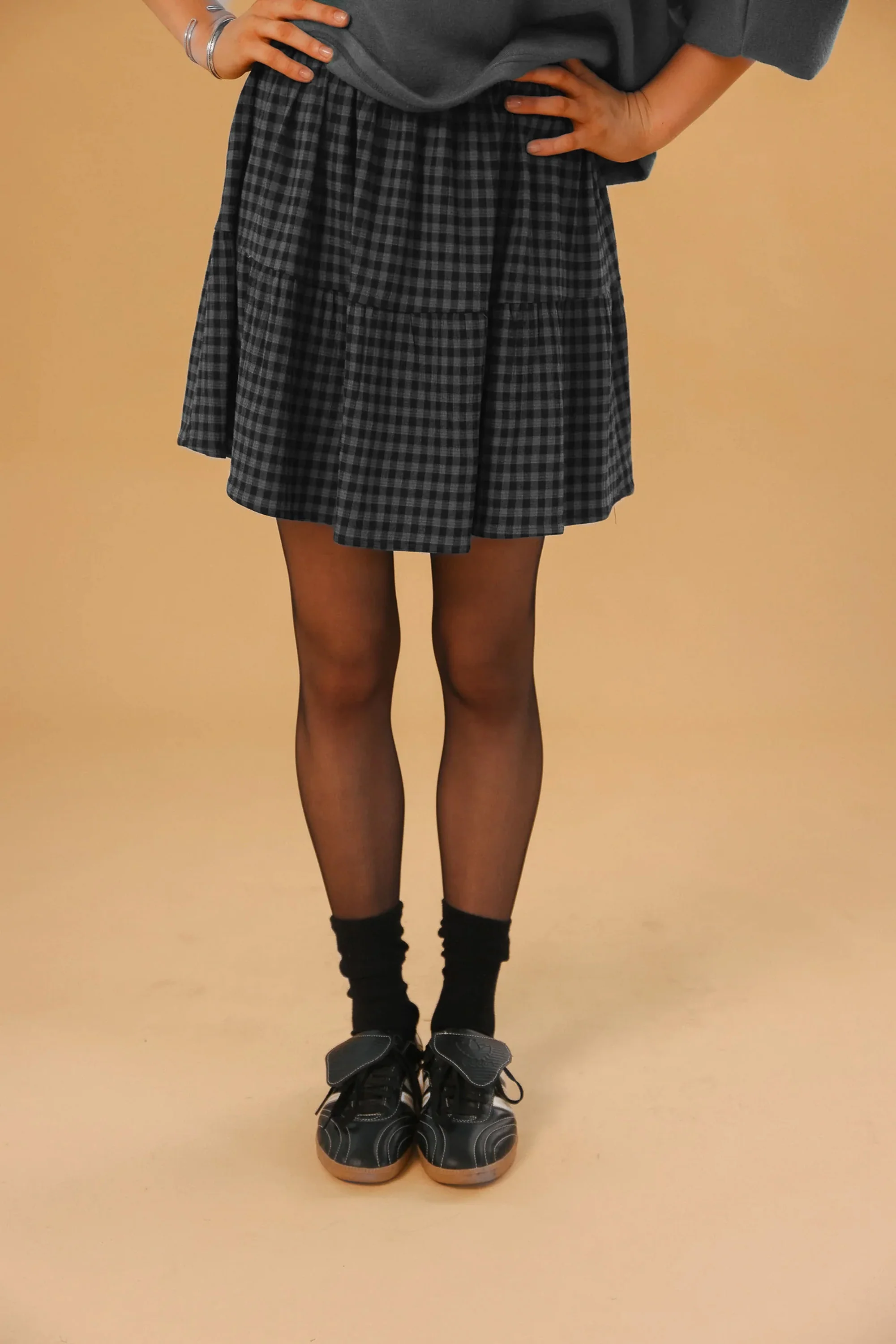 Skirt Joryn Grey Checkered - Image 9