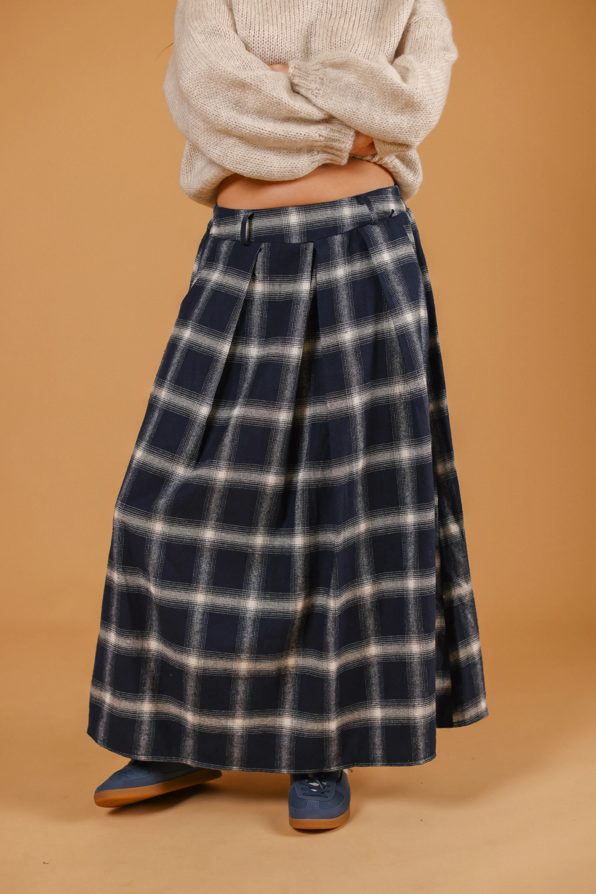 Skirt Miri Blue Plaid - Image 4