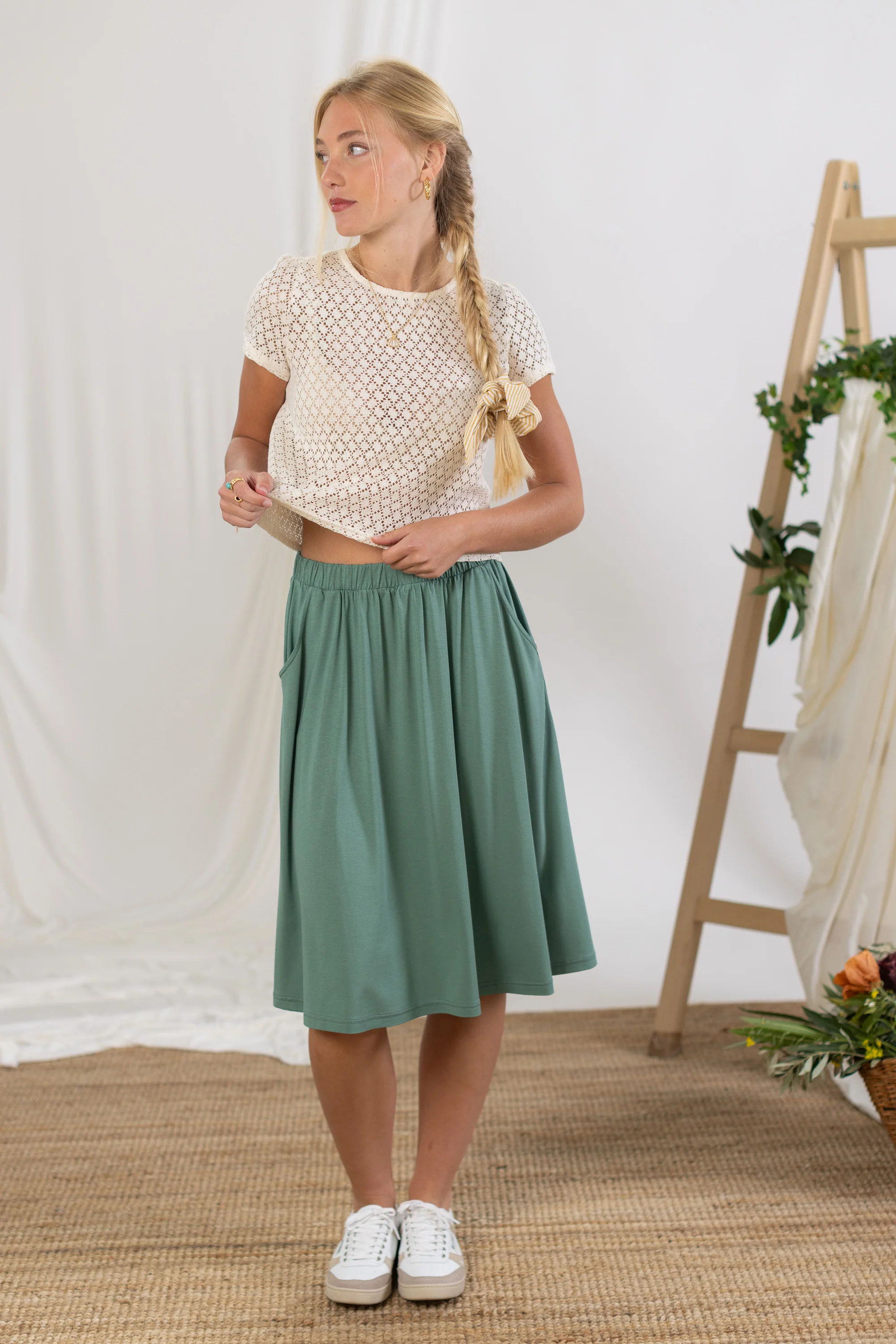 Skirt Serena Dusty Green