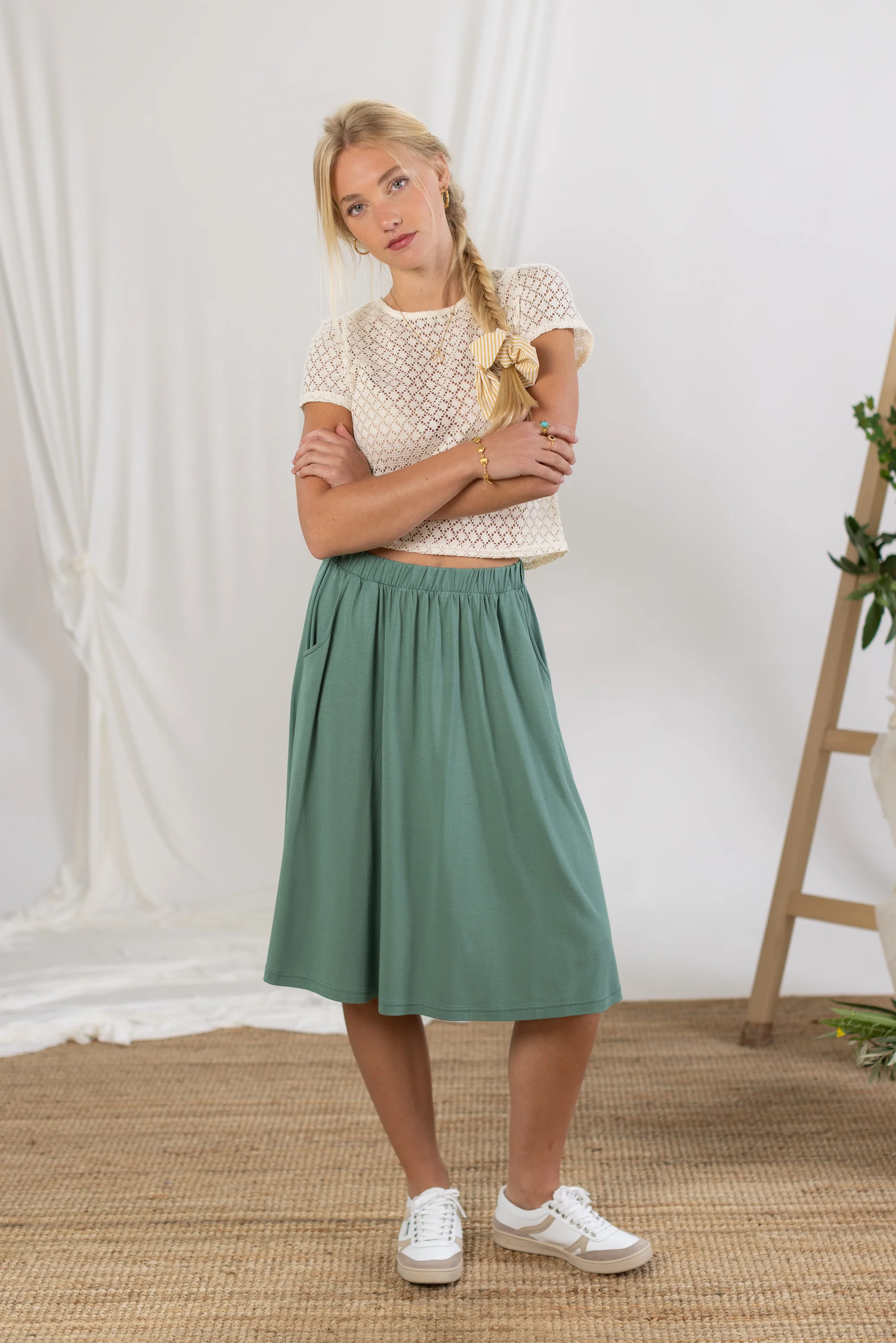 Skirt Serena Dusty Green - Image 11
