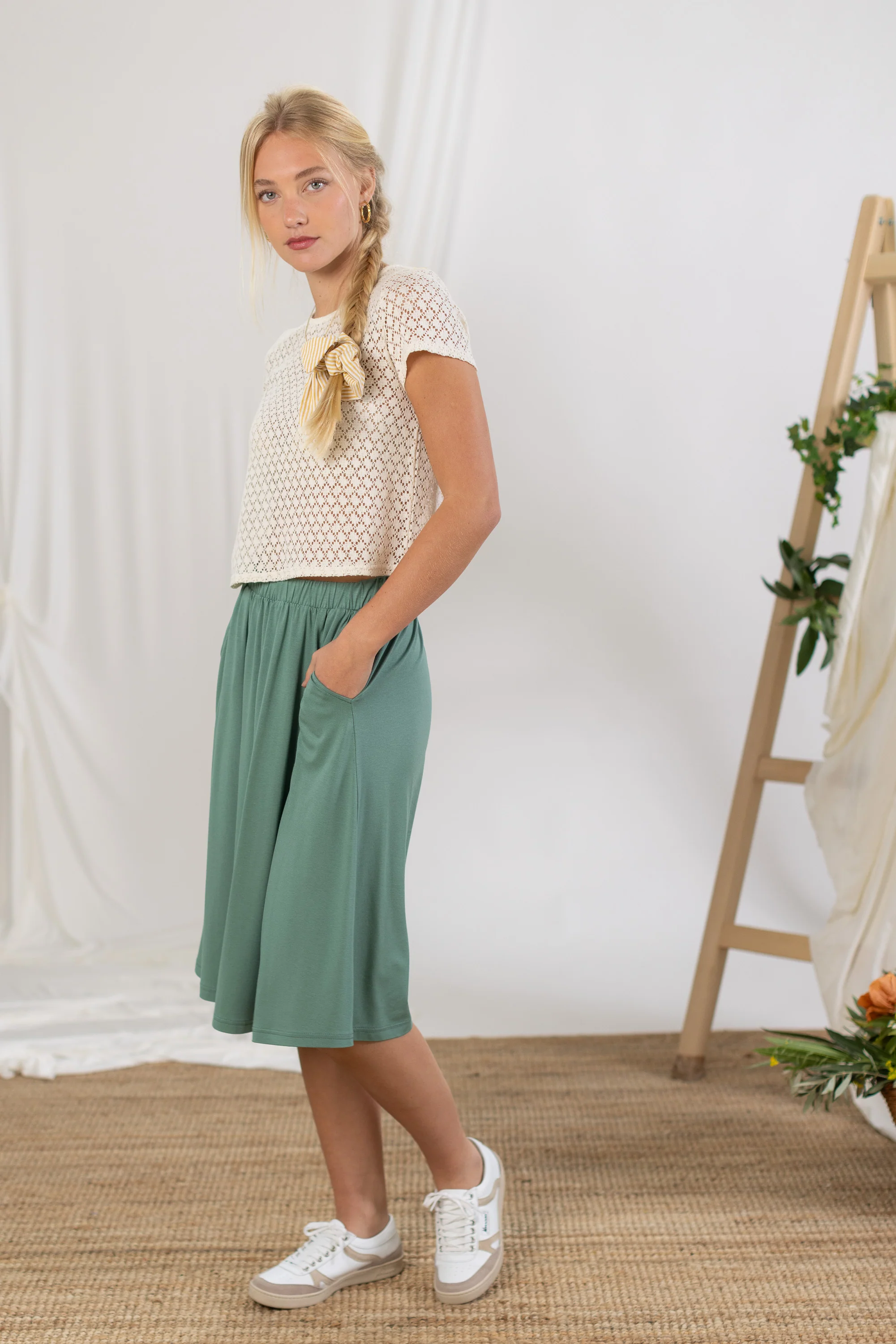 Skirt Serena Dusty Green - Image 3