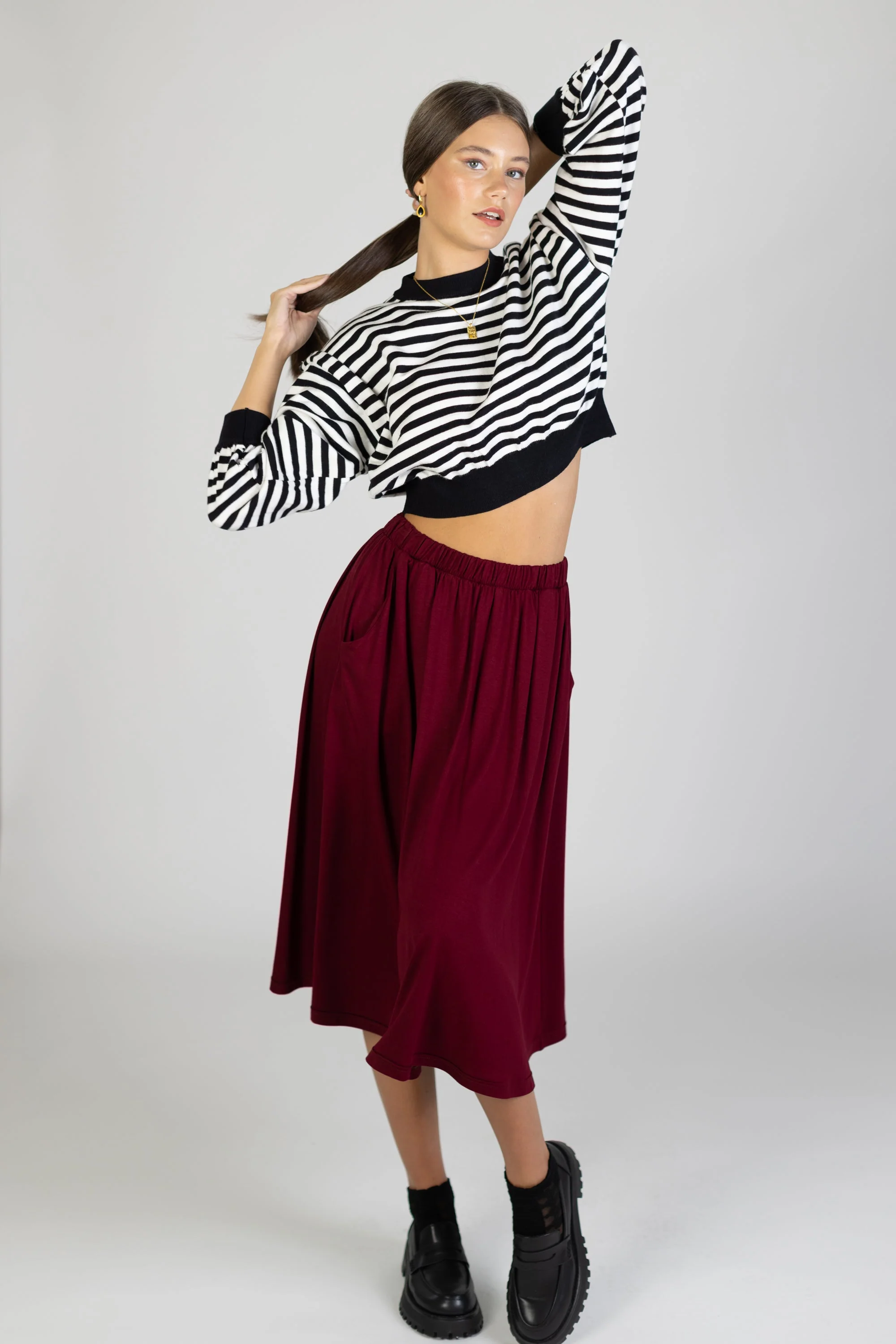 Skirt Serena Wine Red - Image 3
