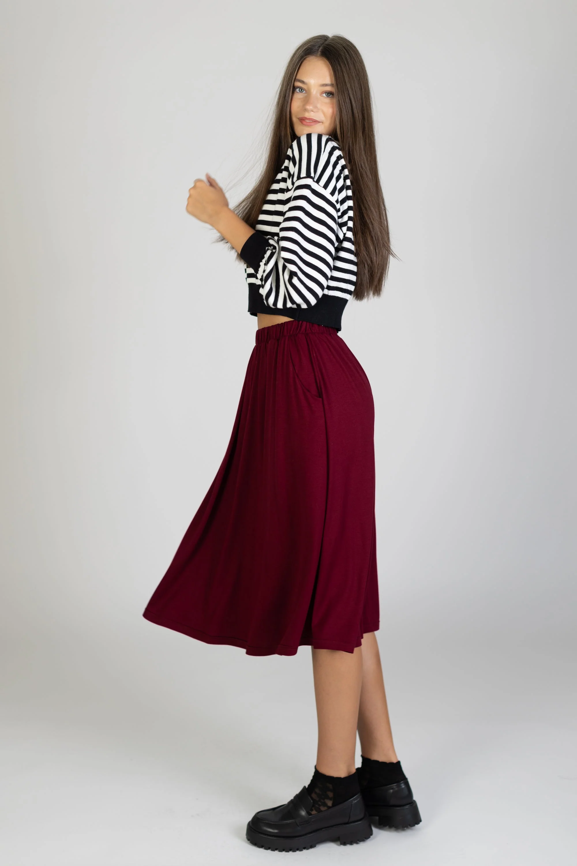 Skirt Serena Wine Red - Image 6