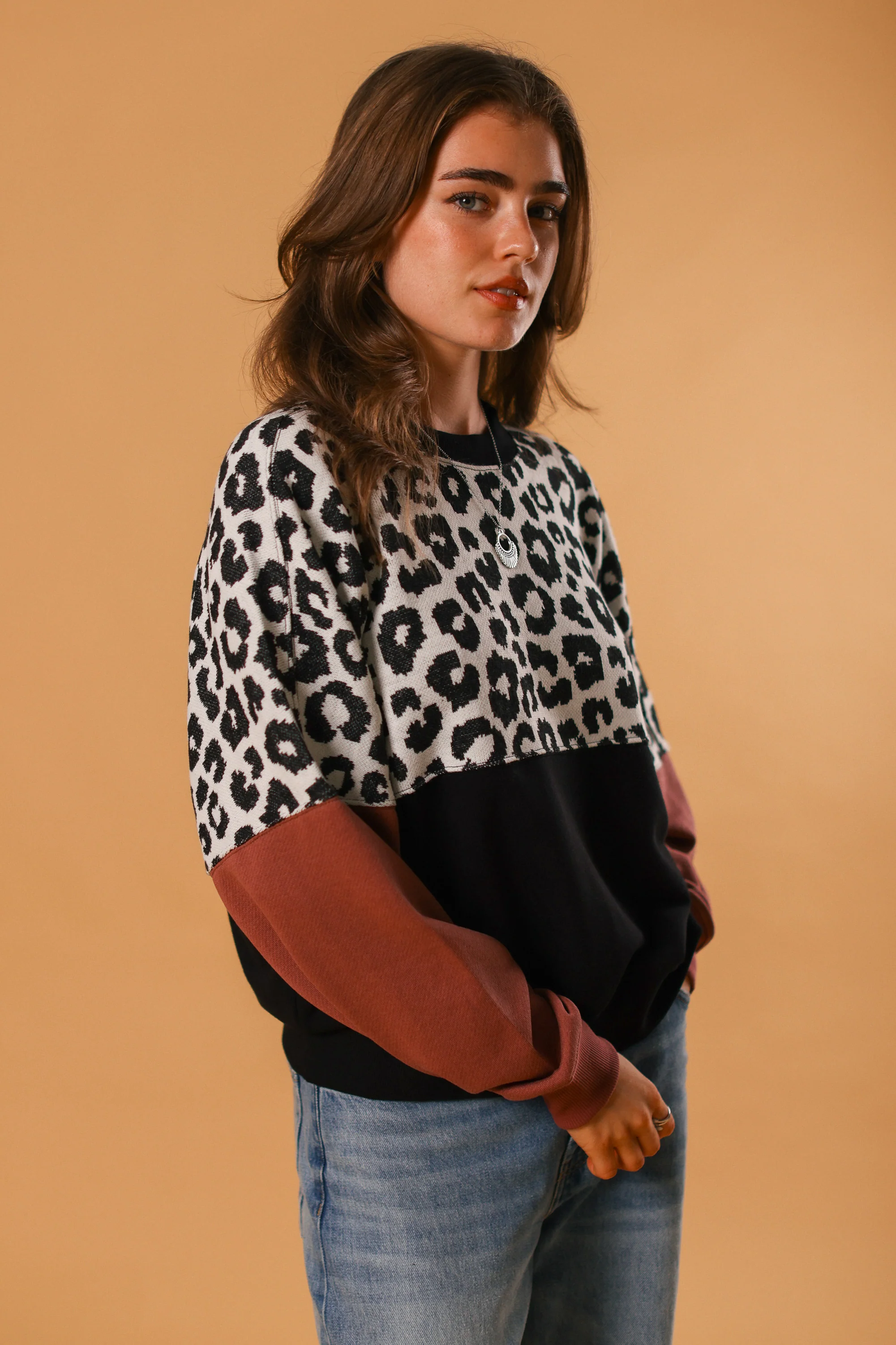 Sweater Aldina Pink Leo - Image 6