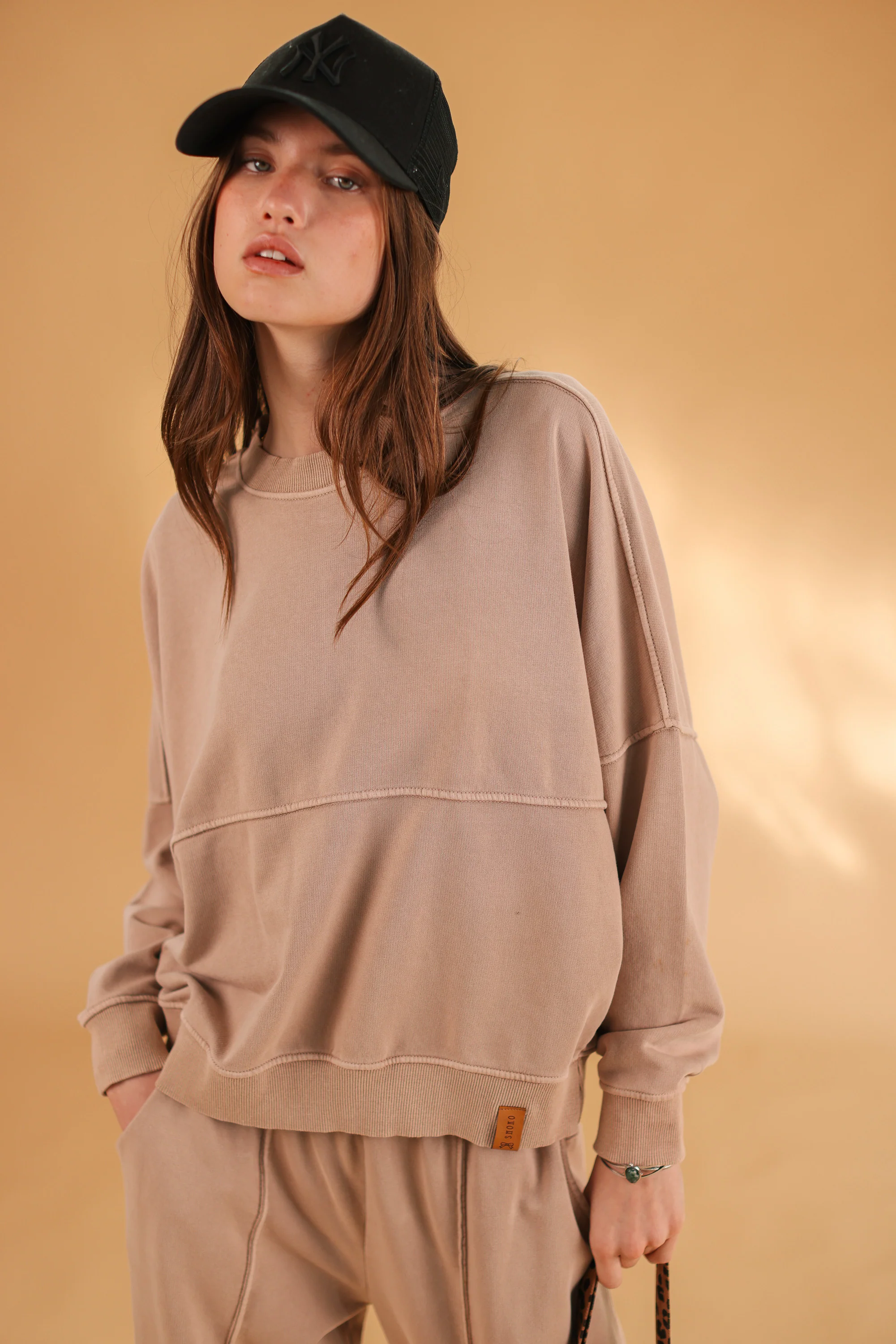 Sweater Aldina Stonewashed Beige - Image 3