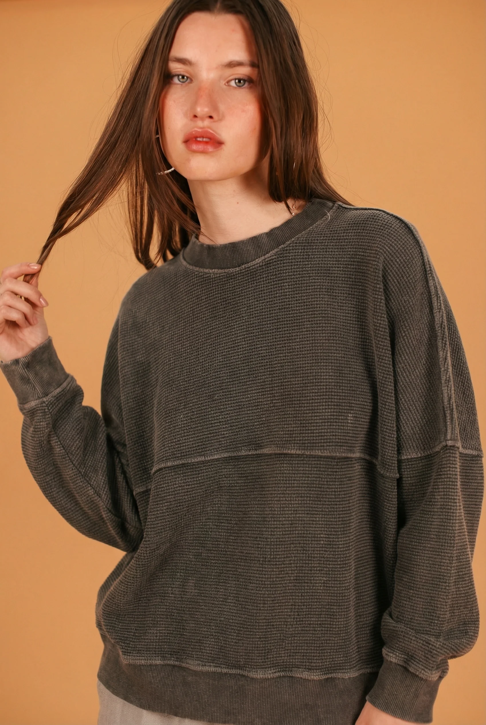 Sweater Aldina Stonewashed Grey - Image 2