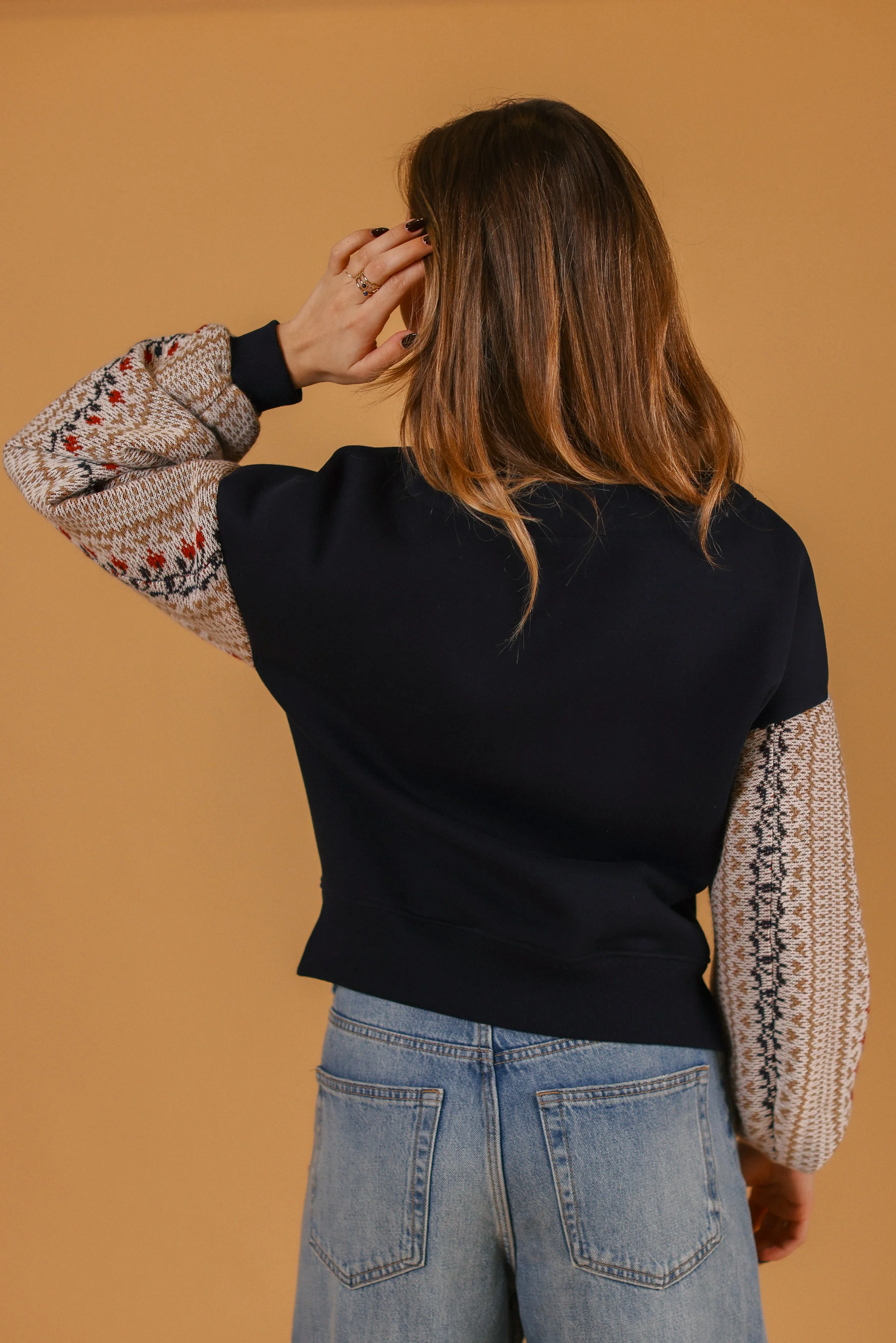 Sweater Caelia blue folk - Image 4