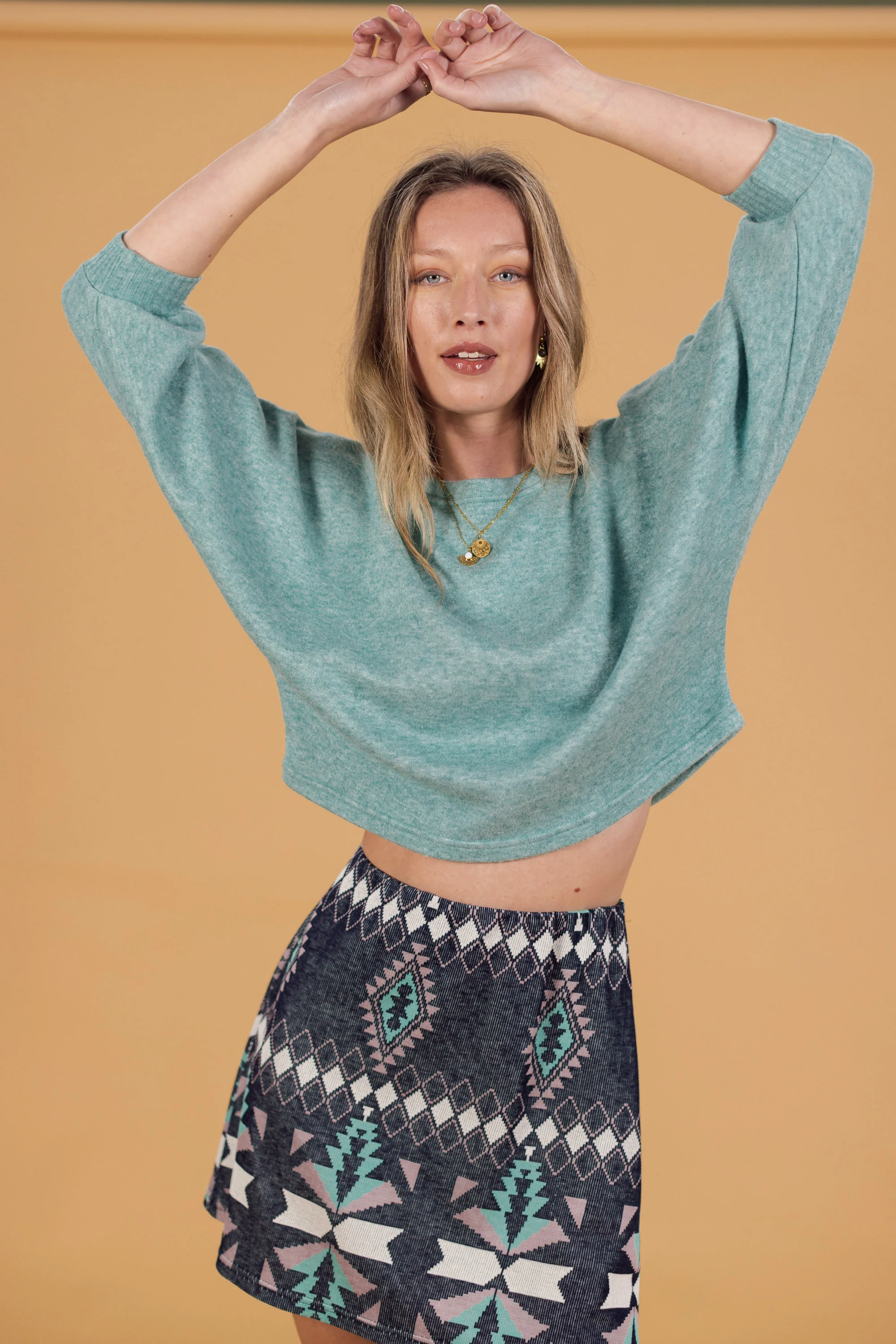 Sweater Idris in Cerulean - Image 3