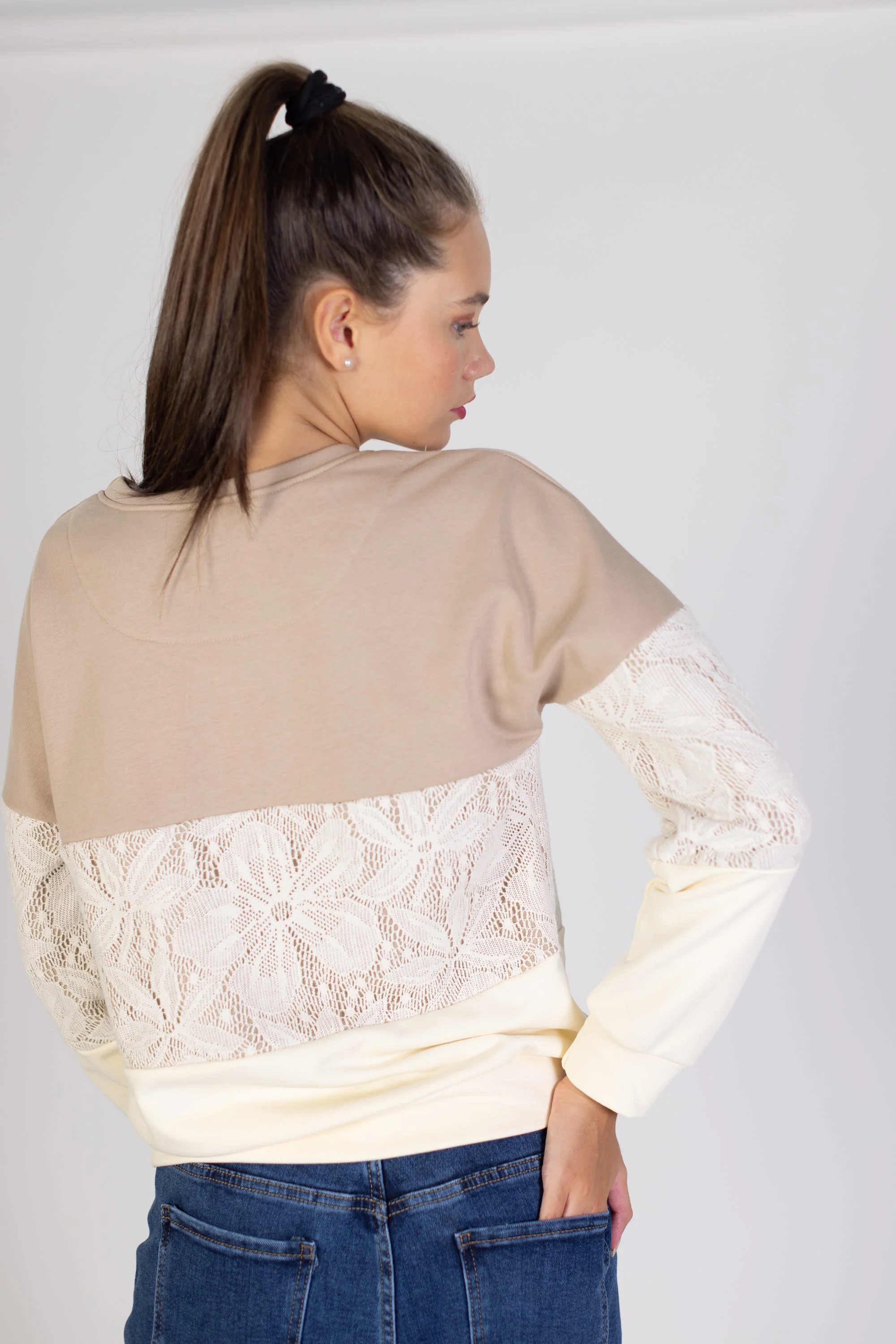 Sweater Mia Mocha Lace - Image 7