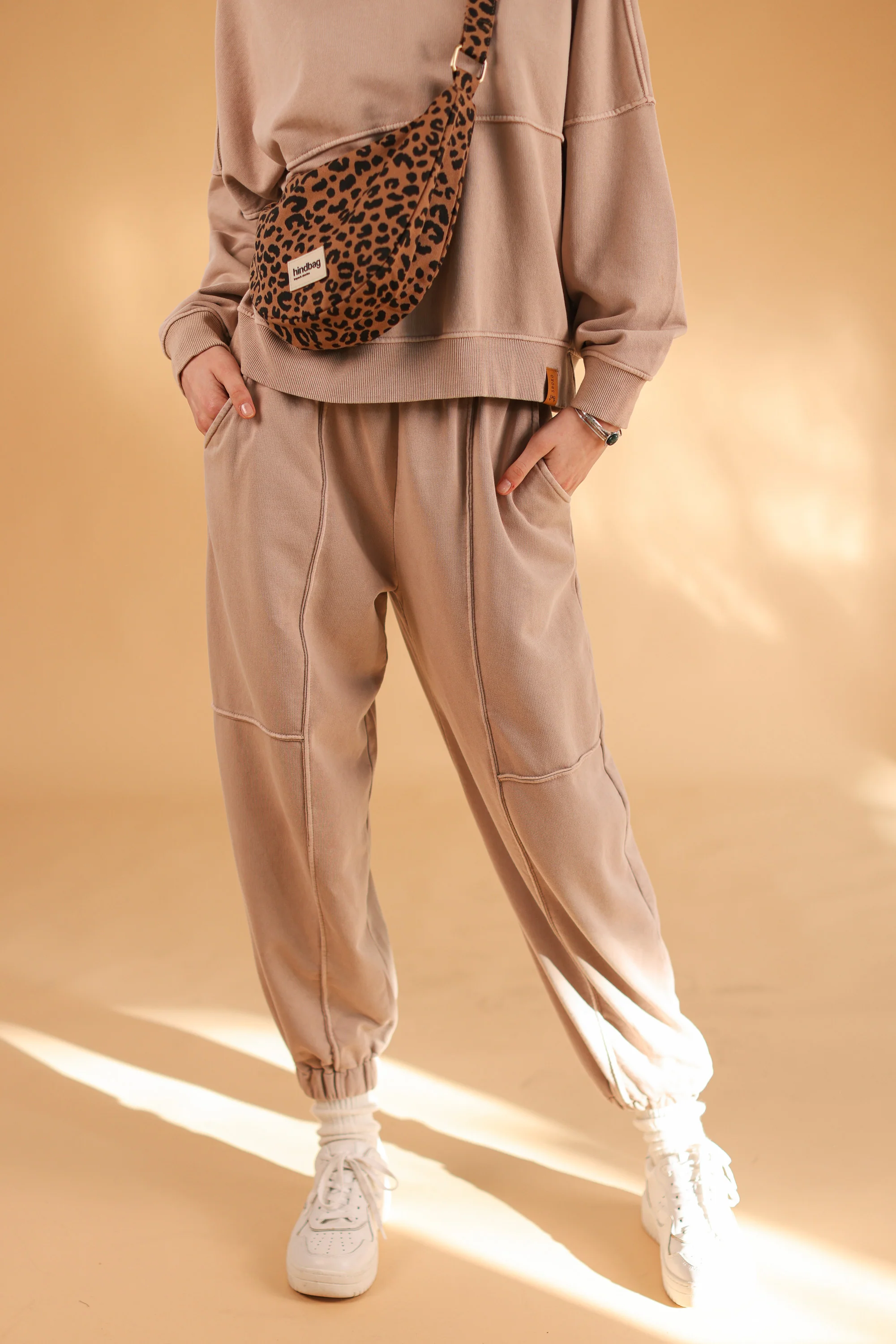 Sweatpants Neha Stonewashed Beige - Image 5